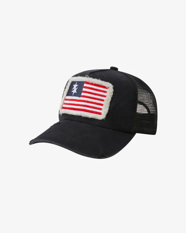 DOUBLE STAR FLAG CAP made by Cole Buxton