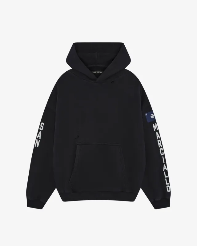 SM DISTRESSED HOODIE sold by Cole Buxton