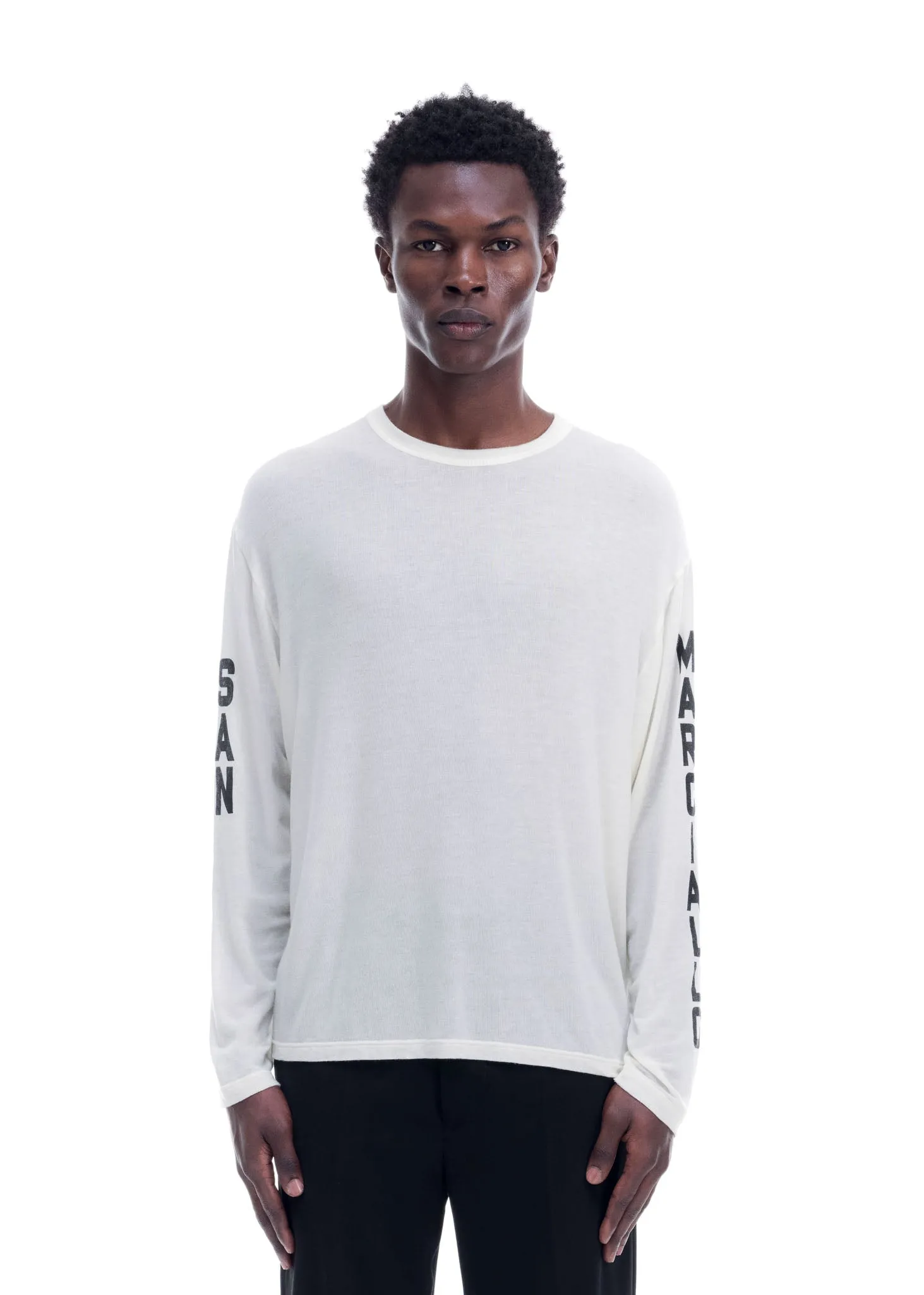 SM SHEER LONG SLEEVE sold by Cole Buxton product image thumbnail 5