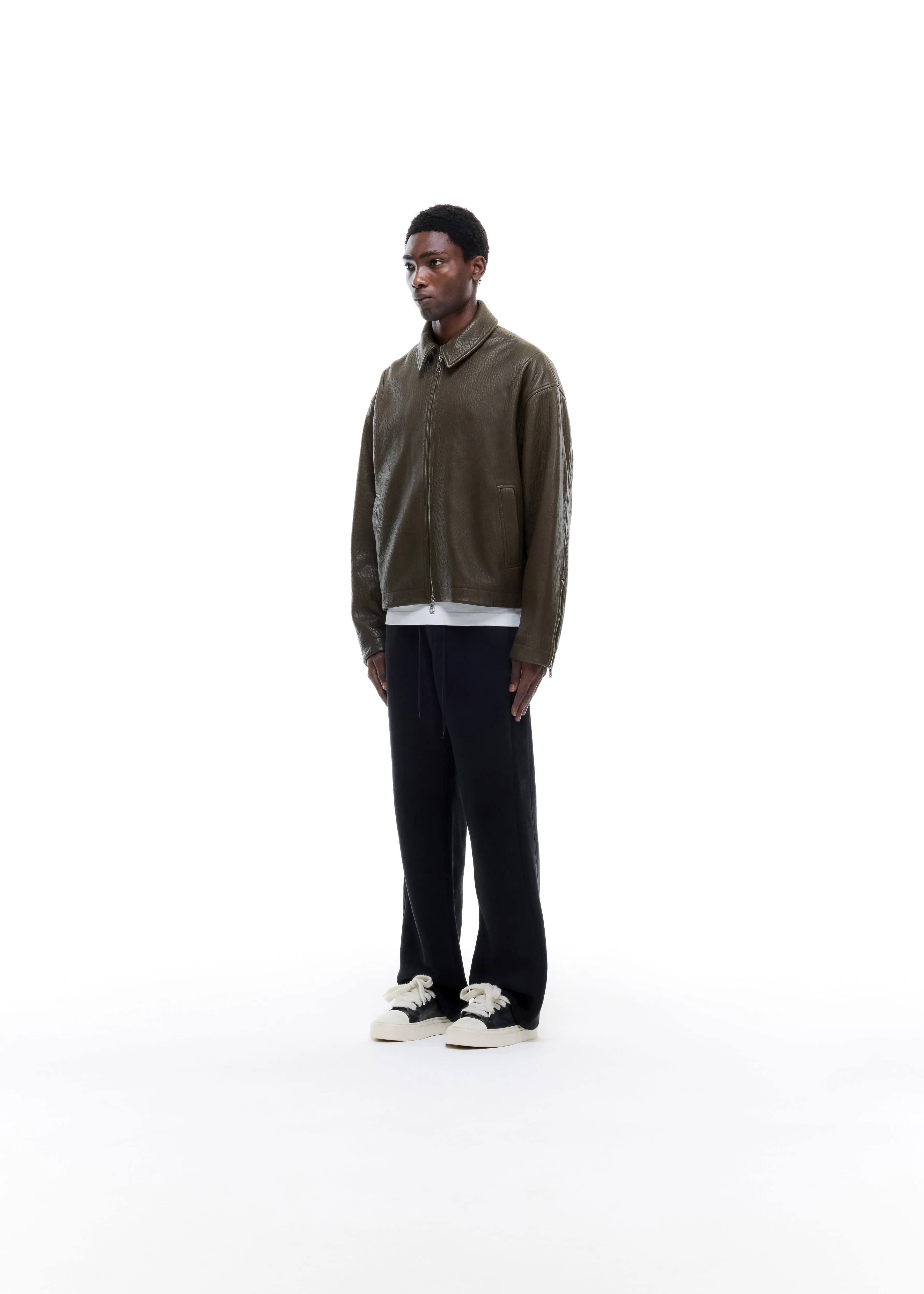 SHRUNKEN LEATHER JACKET sold by Cole Buxton product image thumbnail 3
