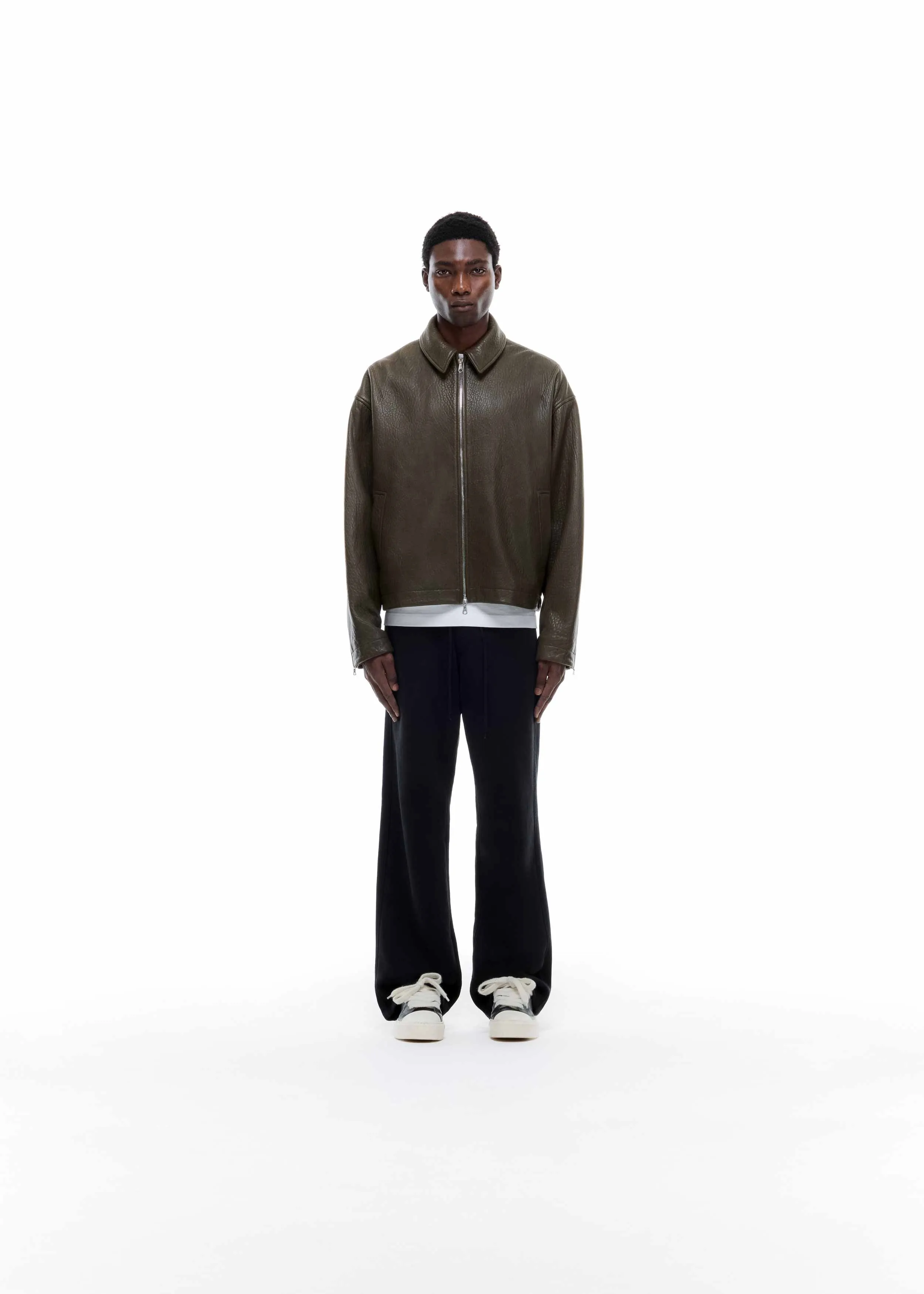 SHRUNKEN LEATHER JACKET sold by Cole Buxton product image thumbnail 2