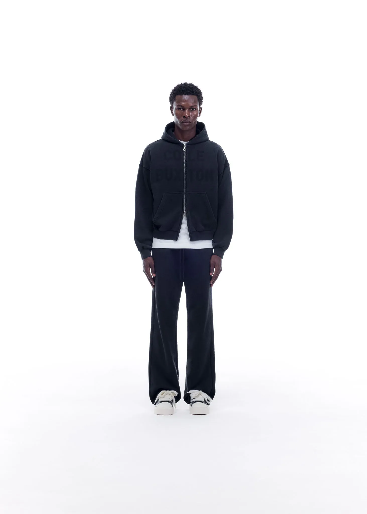 APPLIQUE FADE ZIP HOODIE sold by Cole Buxton product image thumbnail 2