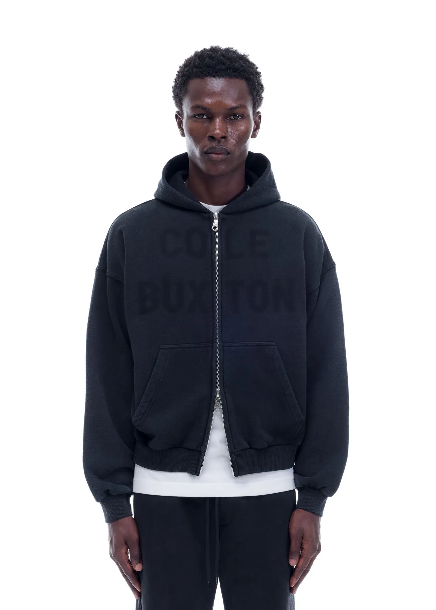APPLIQUE FADE ZIP HOODIE sold by Cole Buxton product image thumbnail 5