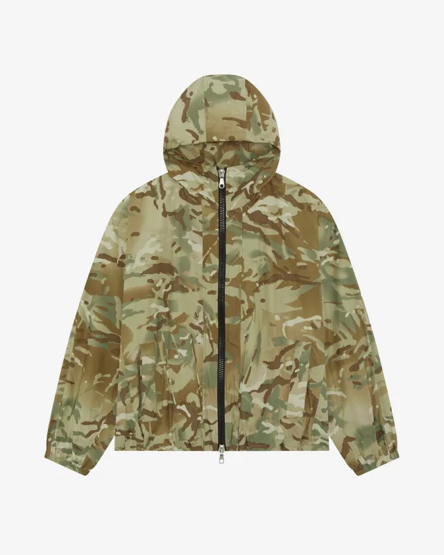 HOODED NYLON WINDBREAKER sold by Cole Buxton