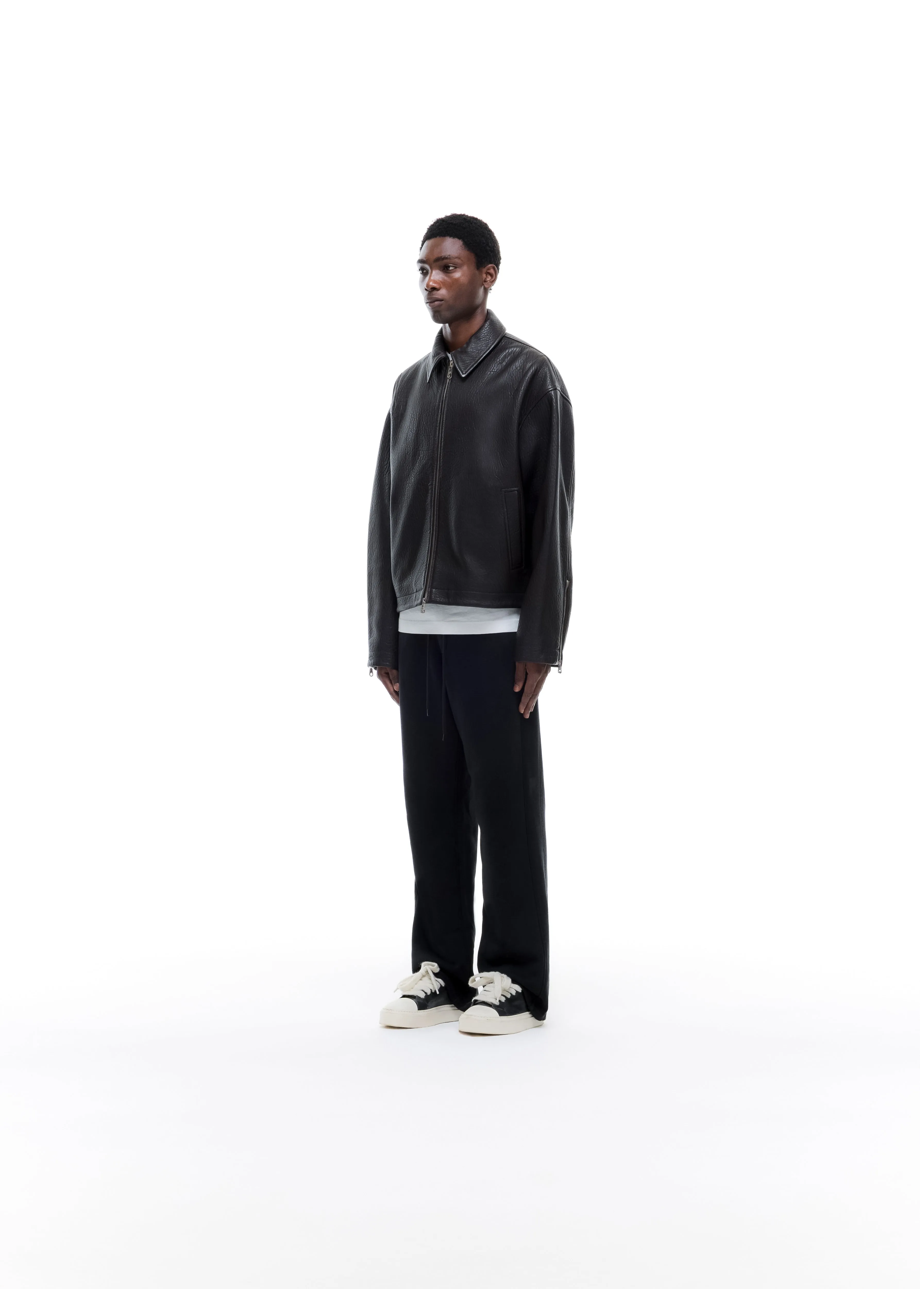 SHRUNKEN LEATHER JACKET sold by Cole Buxton product image thumbnail 3