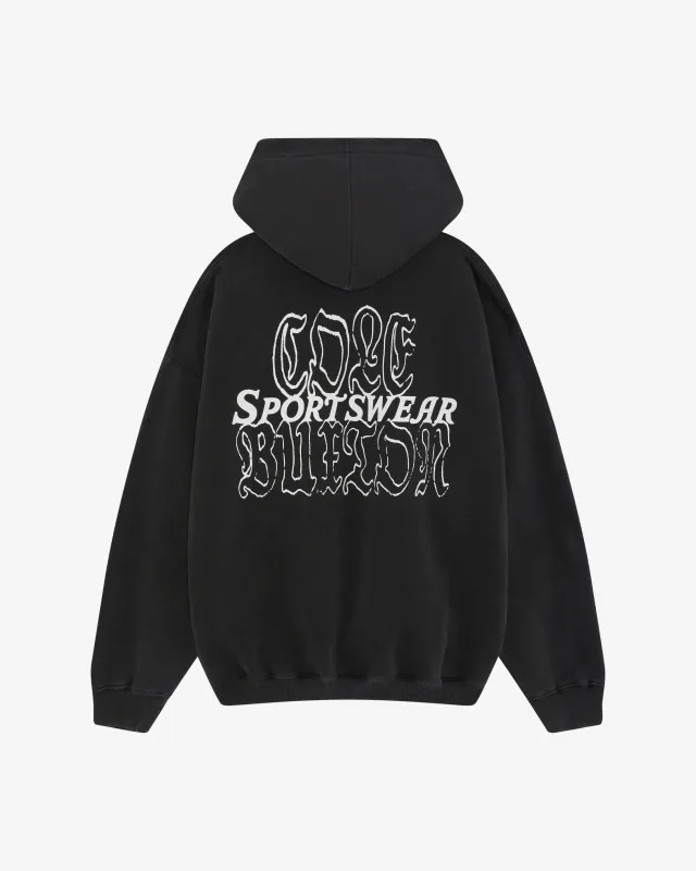 BLACK LETTER SPORTSWEAR HOODIE sold by Cole Buxton