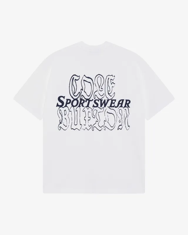 BLACK LETTER SPORTSWEAR T-SHIRT sold by Cole Buxton