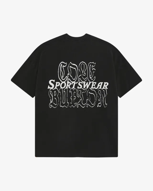 BLACK LETTER SPORTSWEAR T-SHIRT made by Cole Buxton
