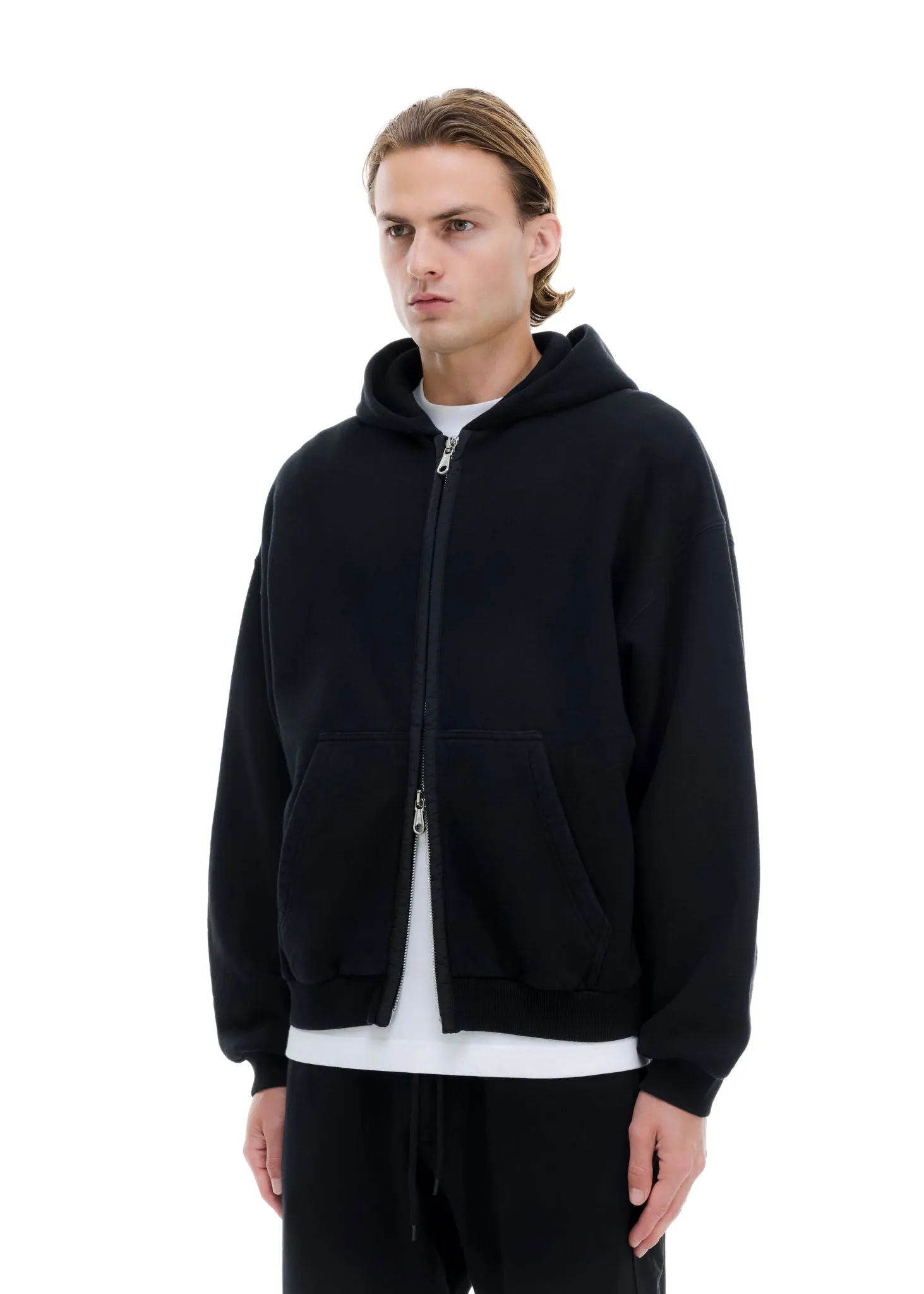 NYLON TAPE ZIPPED HOODIE sold by Cole Buxton product image thumbnail 5
