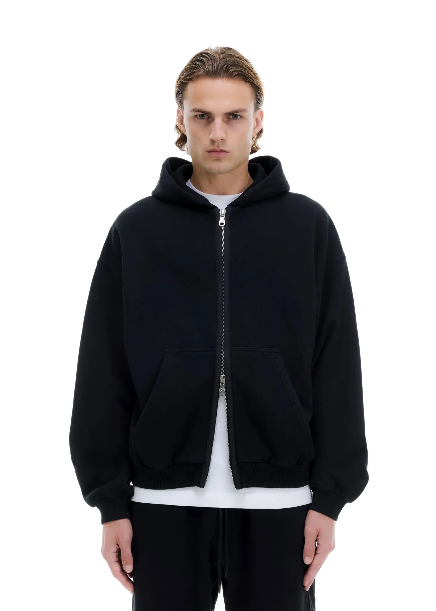 NYLON TAPE ZIPPED HOODIE sold by Cole Buxton product image thumbnail 4