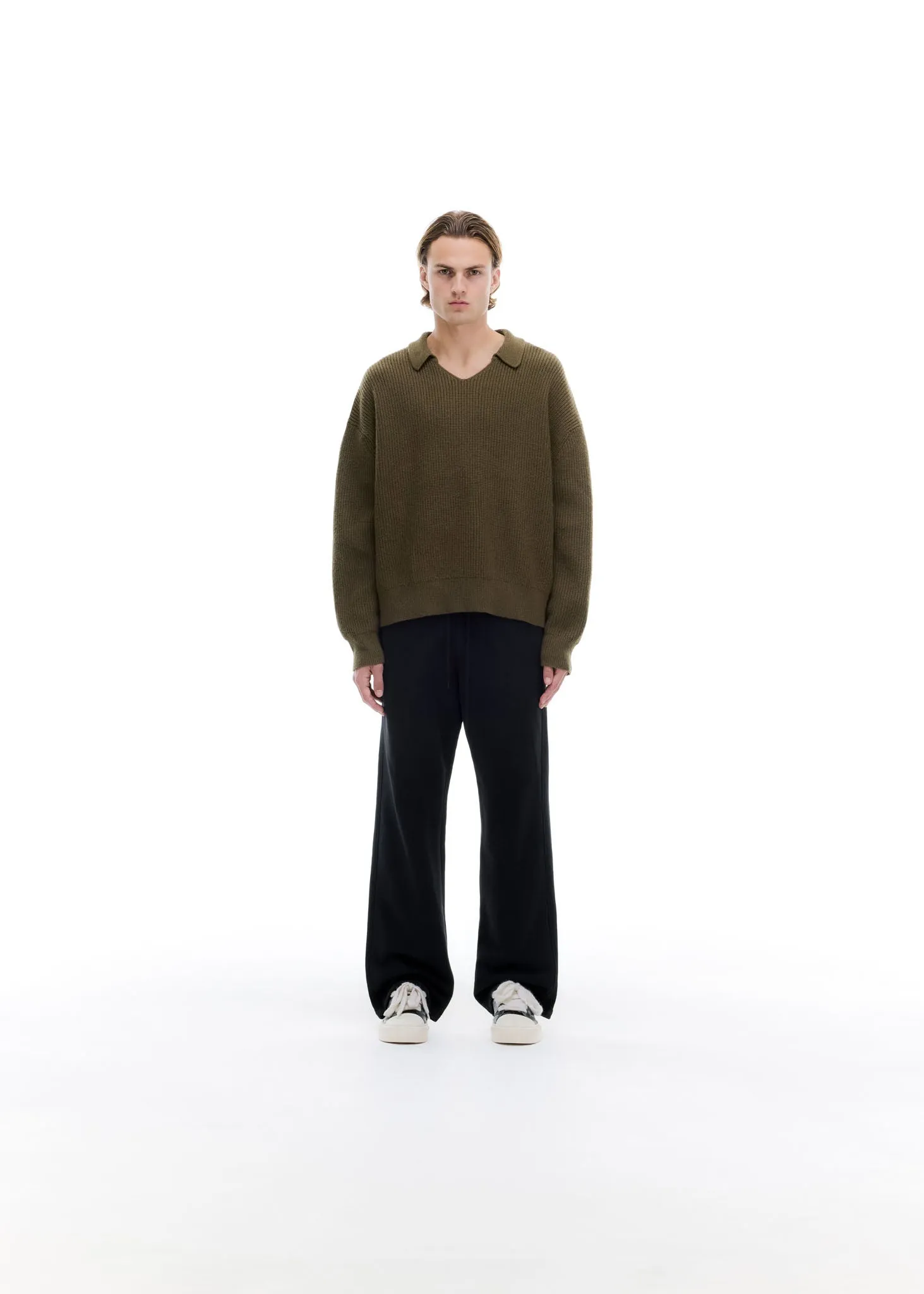 OPEN NECK KNIT POLO sold by Cole Buxton product image thumbnail 2