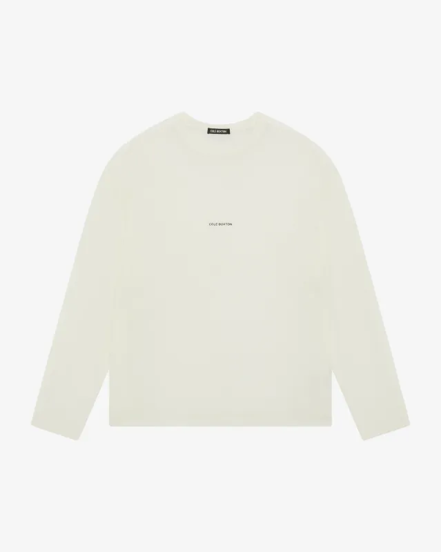 MINI LOGO SHEER LONG SLEEVE T-SHIRT sold by Cole Buxton