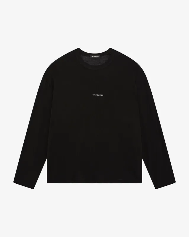 MINI LOGO SHEER LONG SLEEVE T-SHIRT sold by Cole Buxton