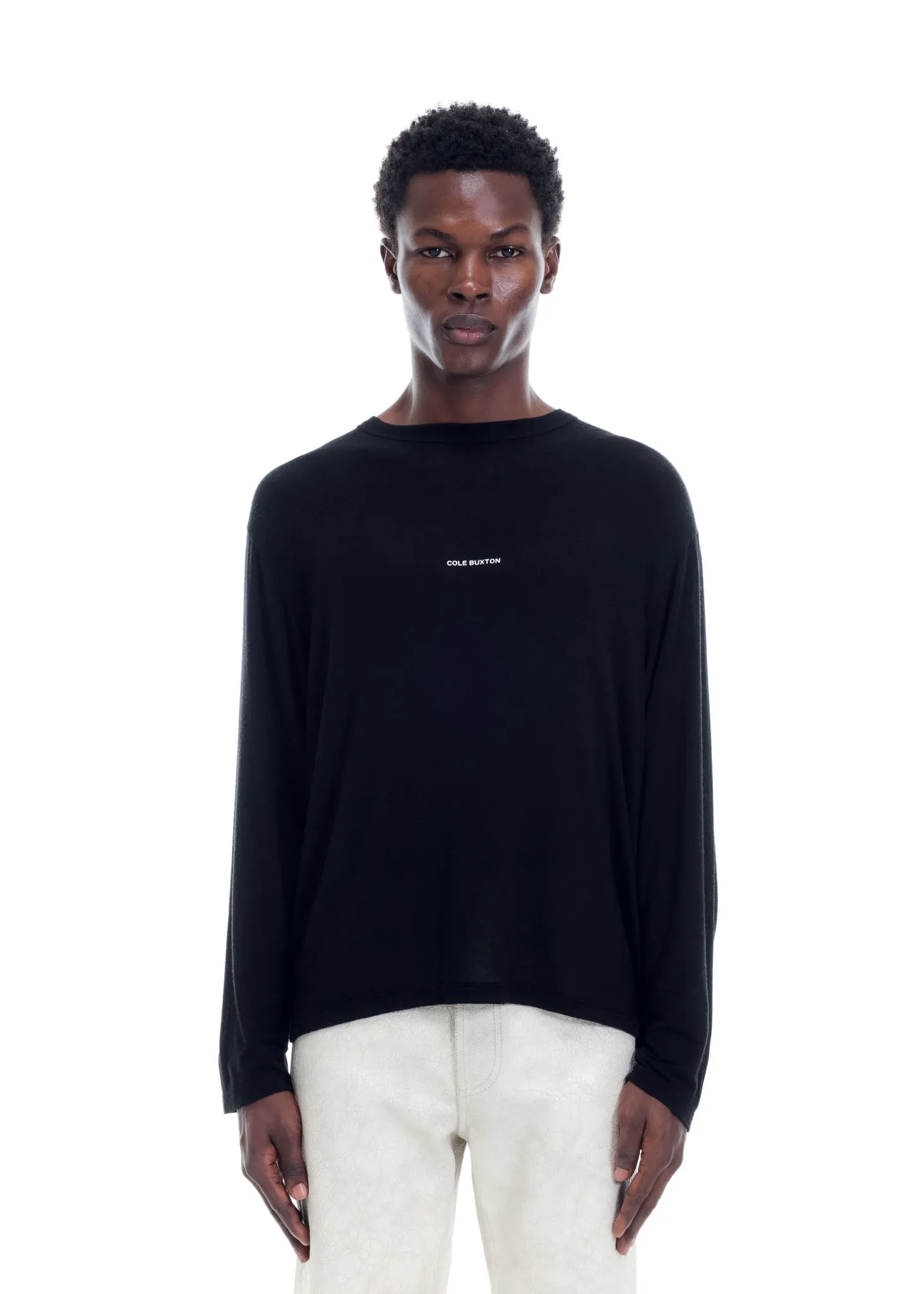 MINI LOGO SHEER LONG SLEEVE T-SHIRT sold by Cole Buxton product image thumbnail 4