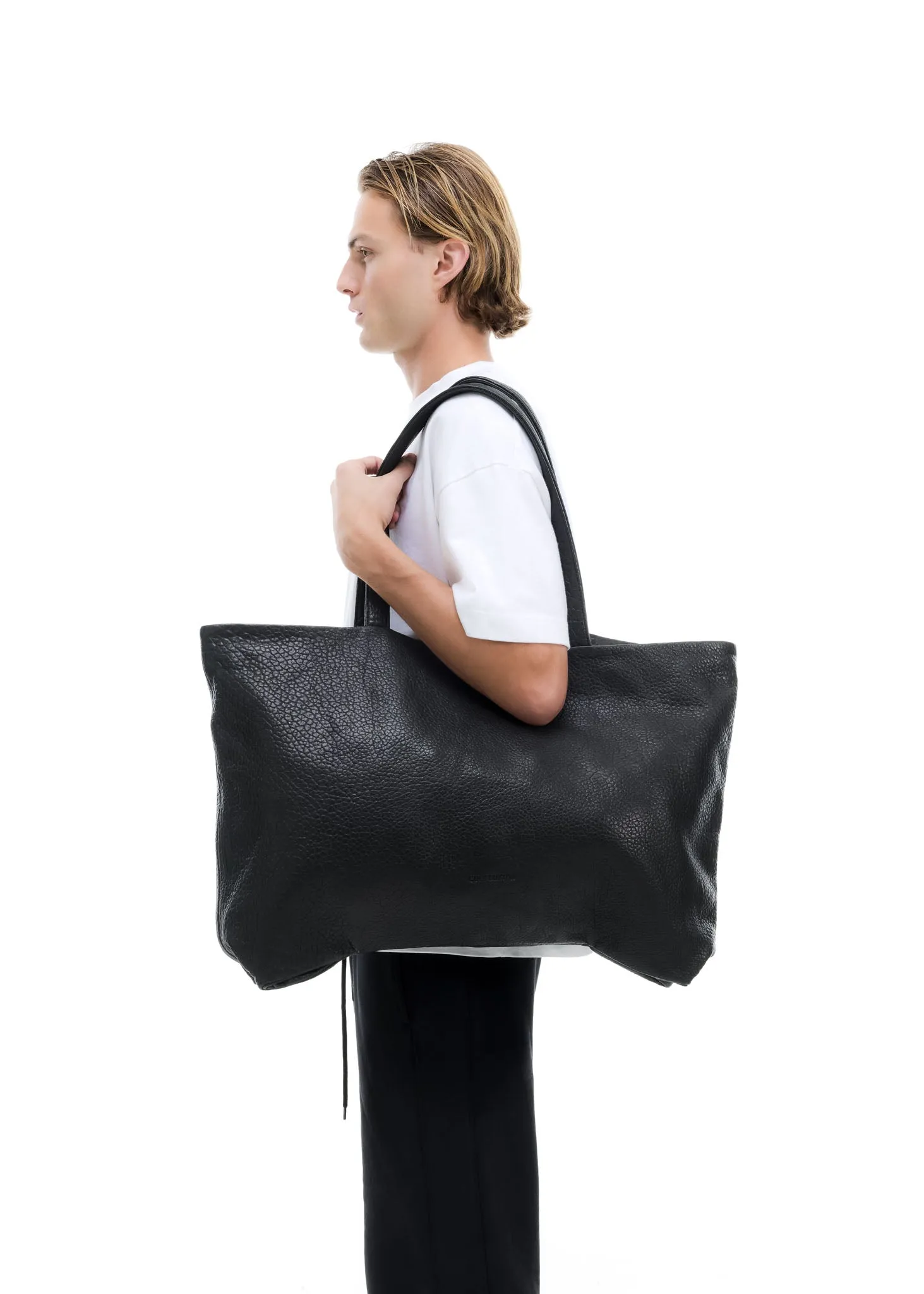 SHRUNKEN LEATHER HEATHROW HANDBAG sold by Cole Buxton product image thumbnail 3