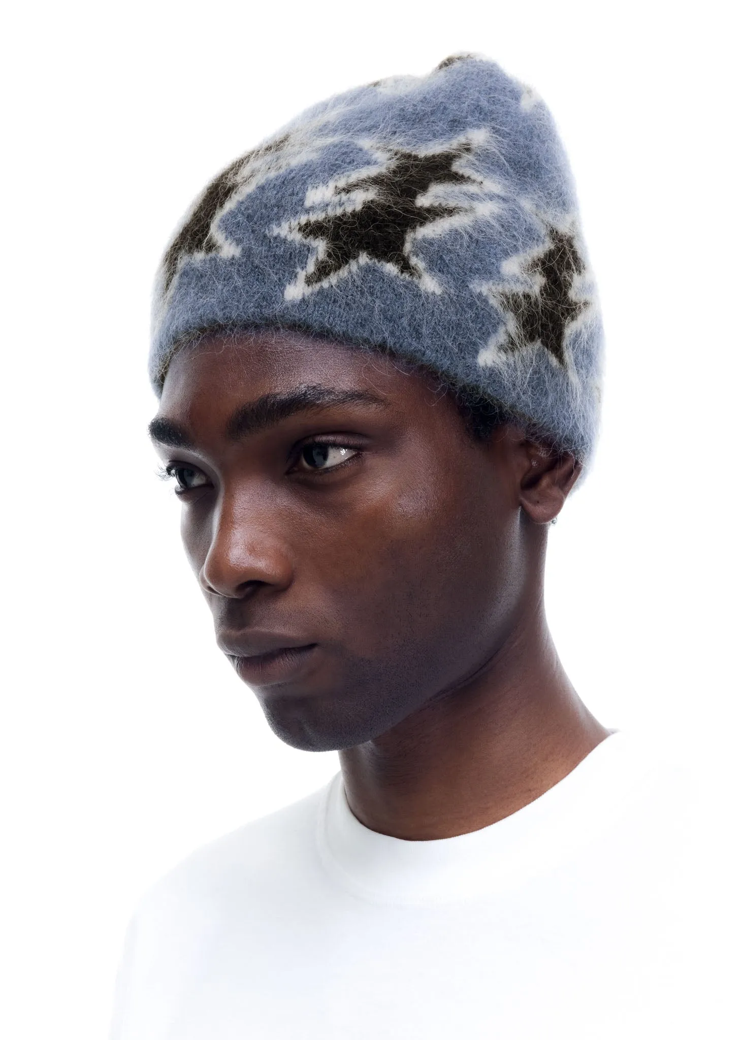 STAR KNIT BEANIE sold by Cole Buxton product image thumbnail 3