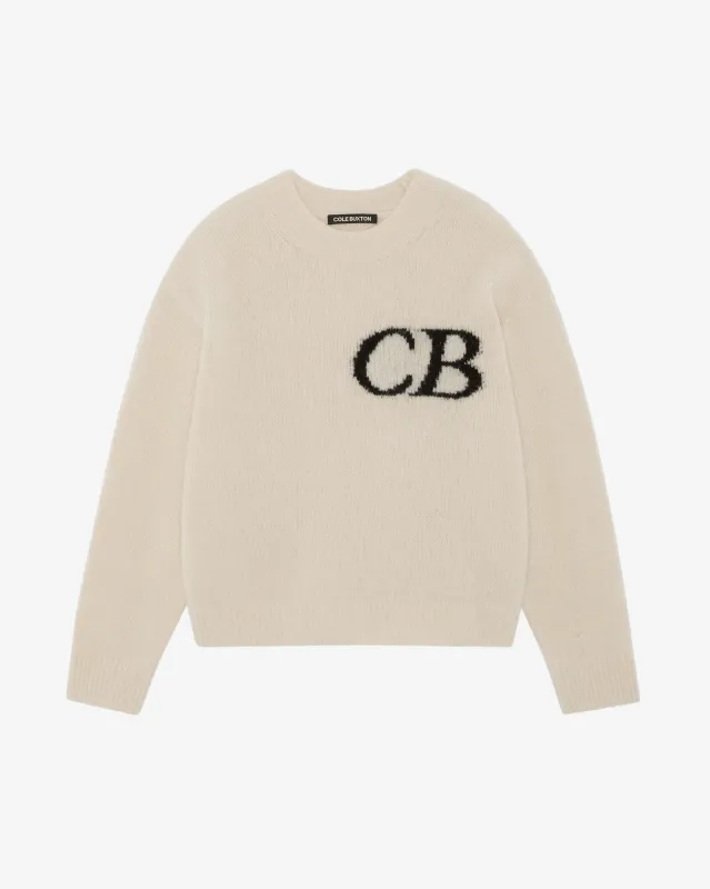 CB LOGO KNIT SWEATER sold by Cole Buxton