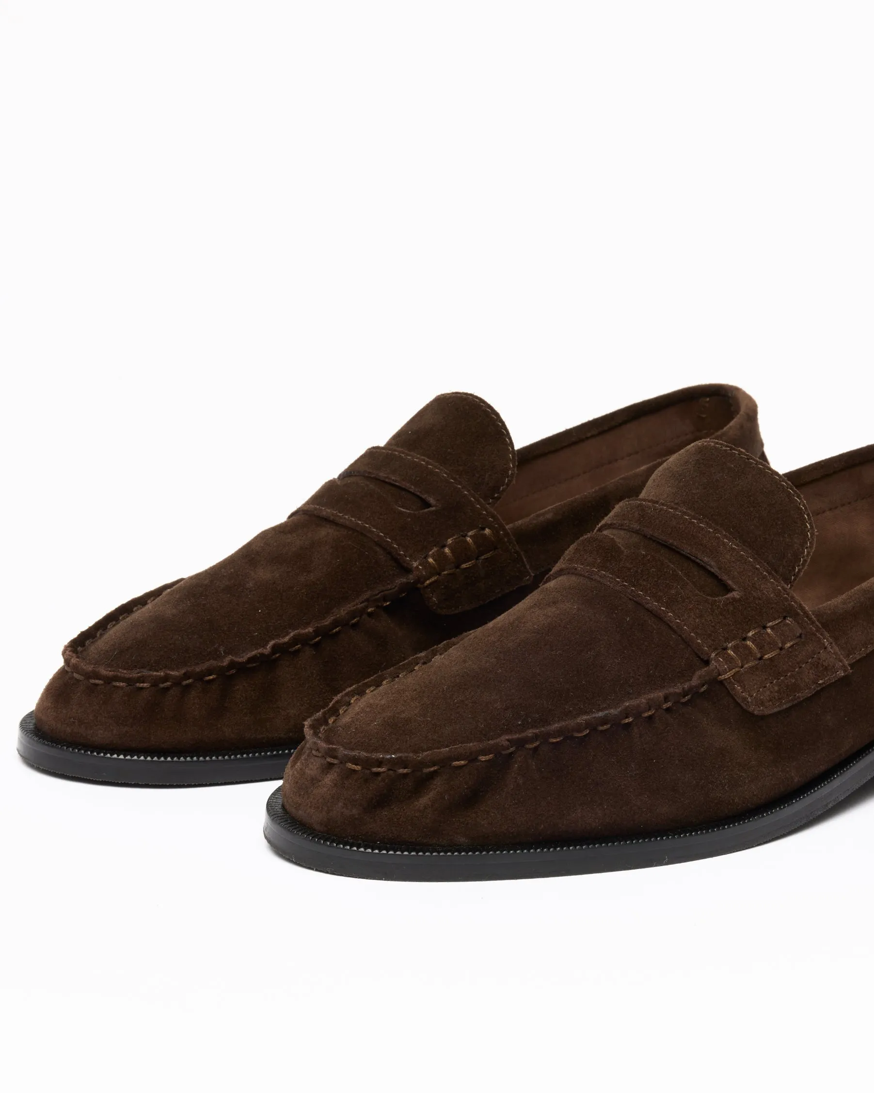CB BROWN SUEDE PENNY LOAFER sold by Cole Buxton product image thumbnail 3