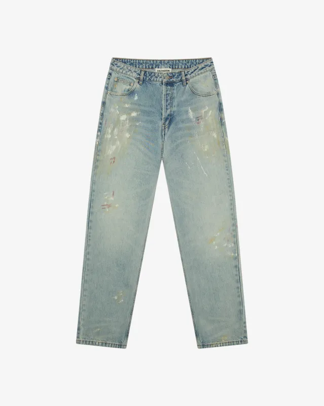 PAINT MARKED JEANS made by Cole Buxton