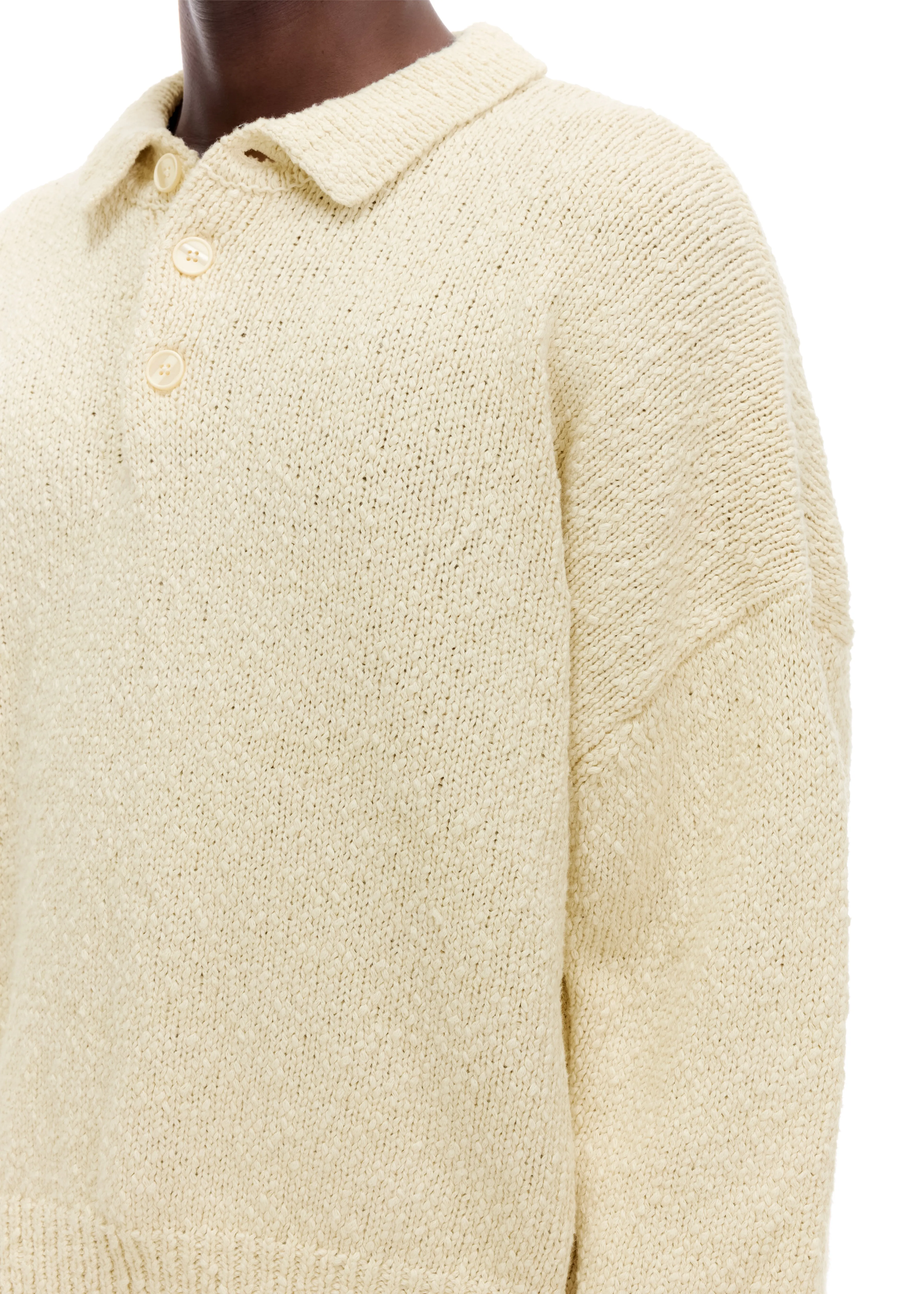 BEACH KNIT POLO SWEATER sold by Cole Buxton product image thumbnail 5