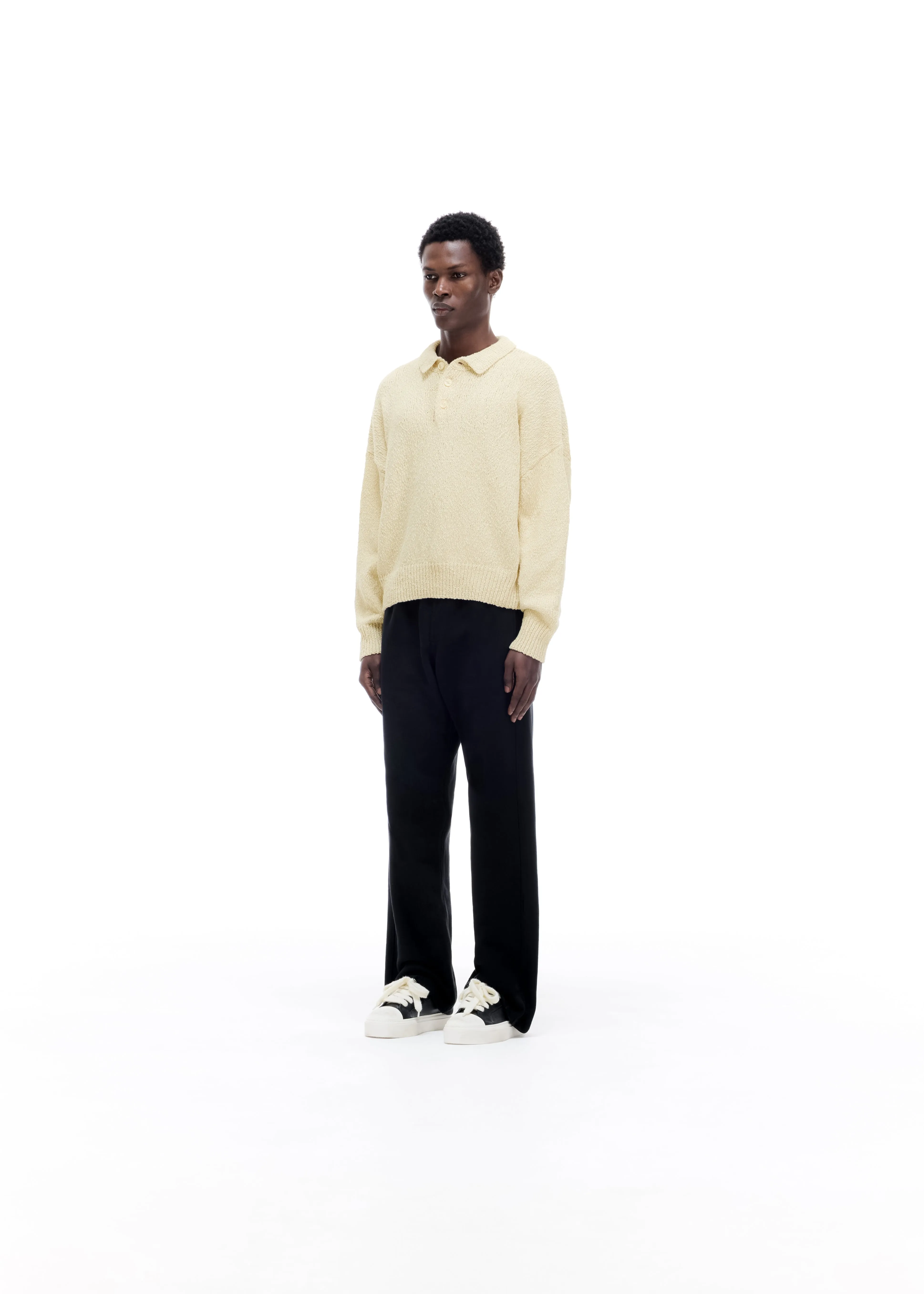 BEACH KNIT POLO SWEATER sold by Cole Buxton product image thumbnail 3