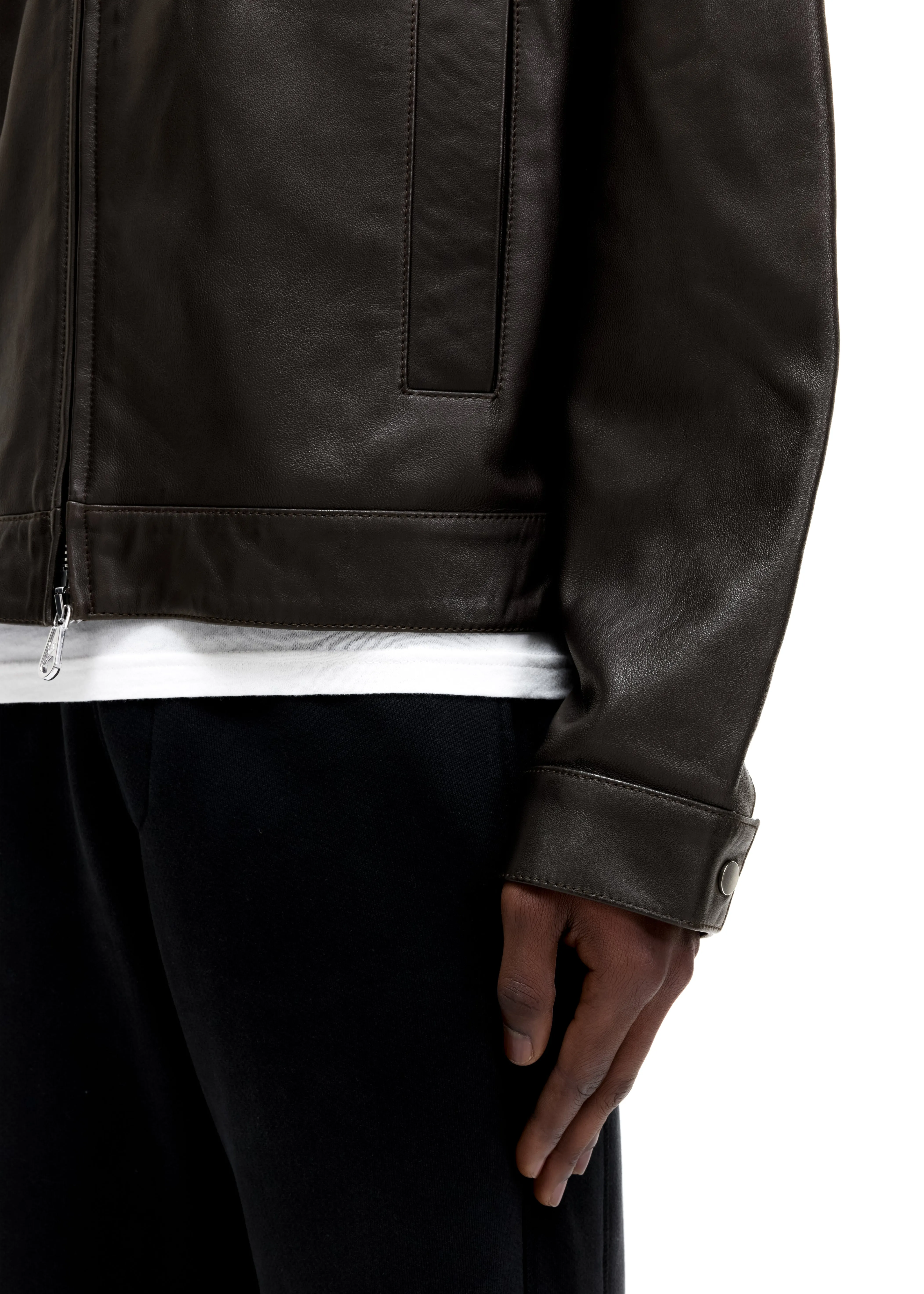 LIGHT LEATHER JACKET sold by Cole Buxton product image thumbnail 5