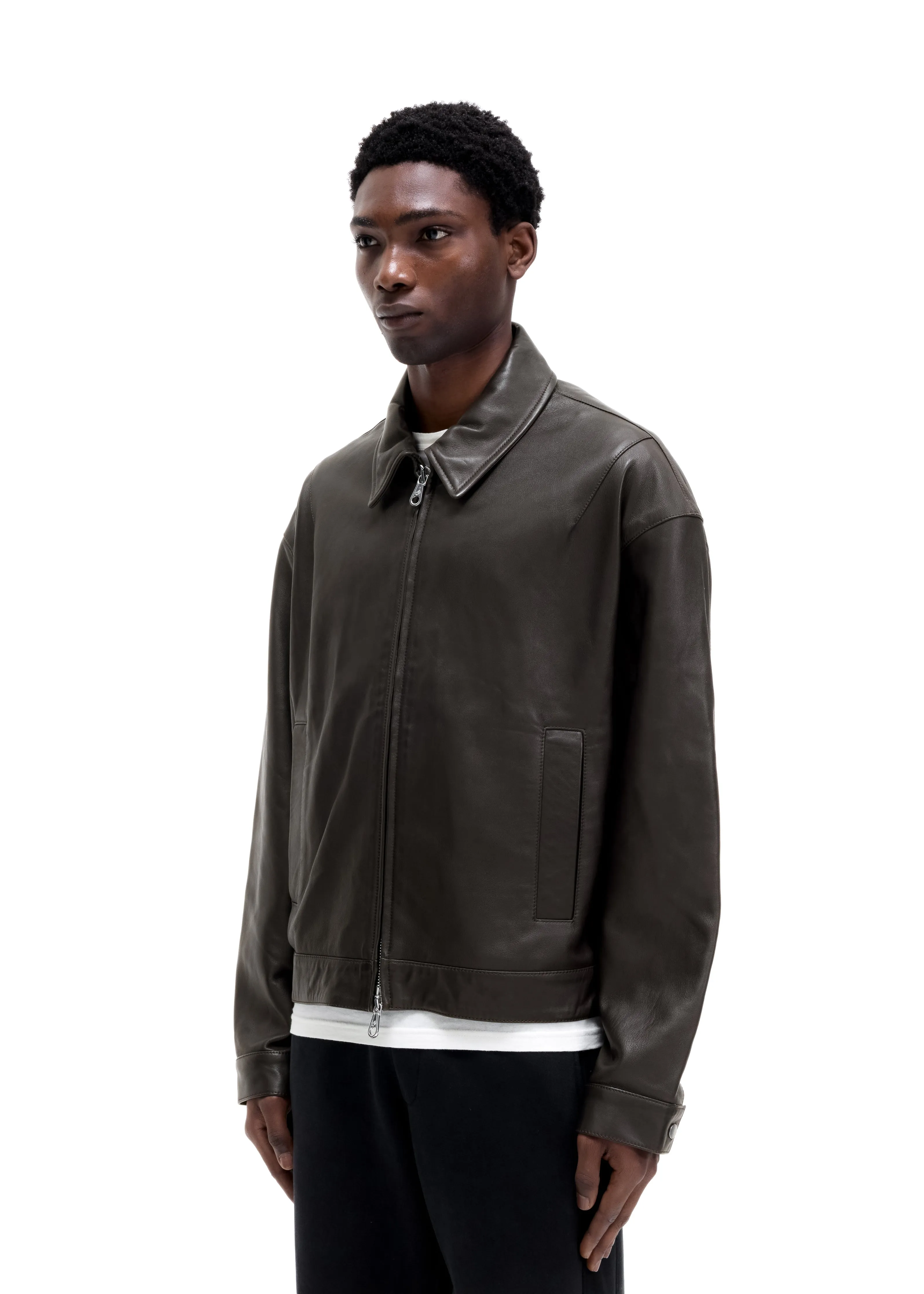 LIGHT LEATHER JACKET sold by Cole Buxton product image thumbnail 3