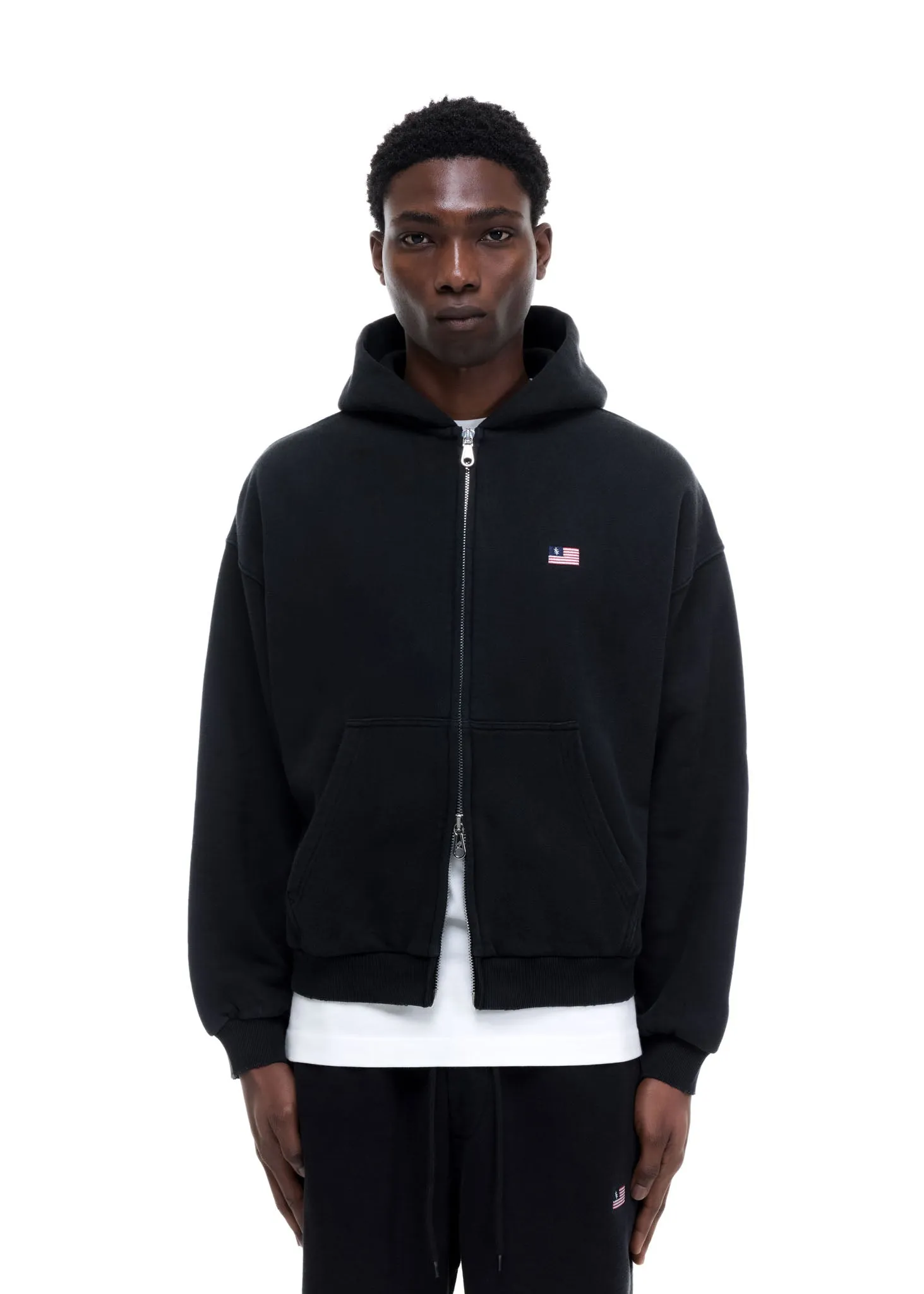 MINI FLAG ZIPPED HOODIE sold by Cole Buxton product image thumbnail 4