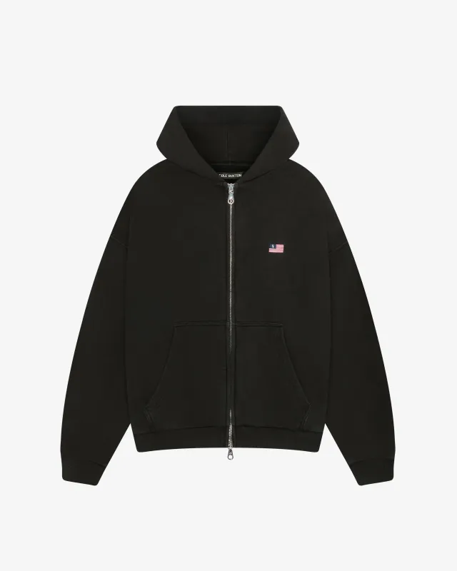 MINI FLAG ZIPPED HOODIE made by Cole Buxton