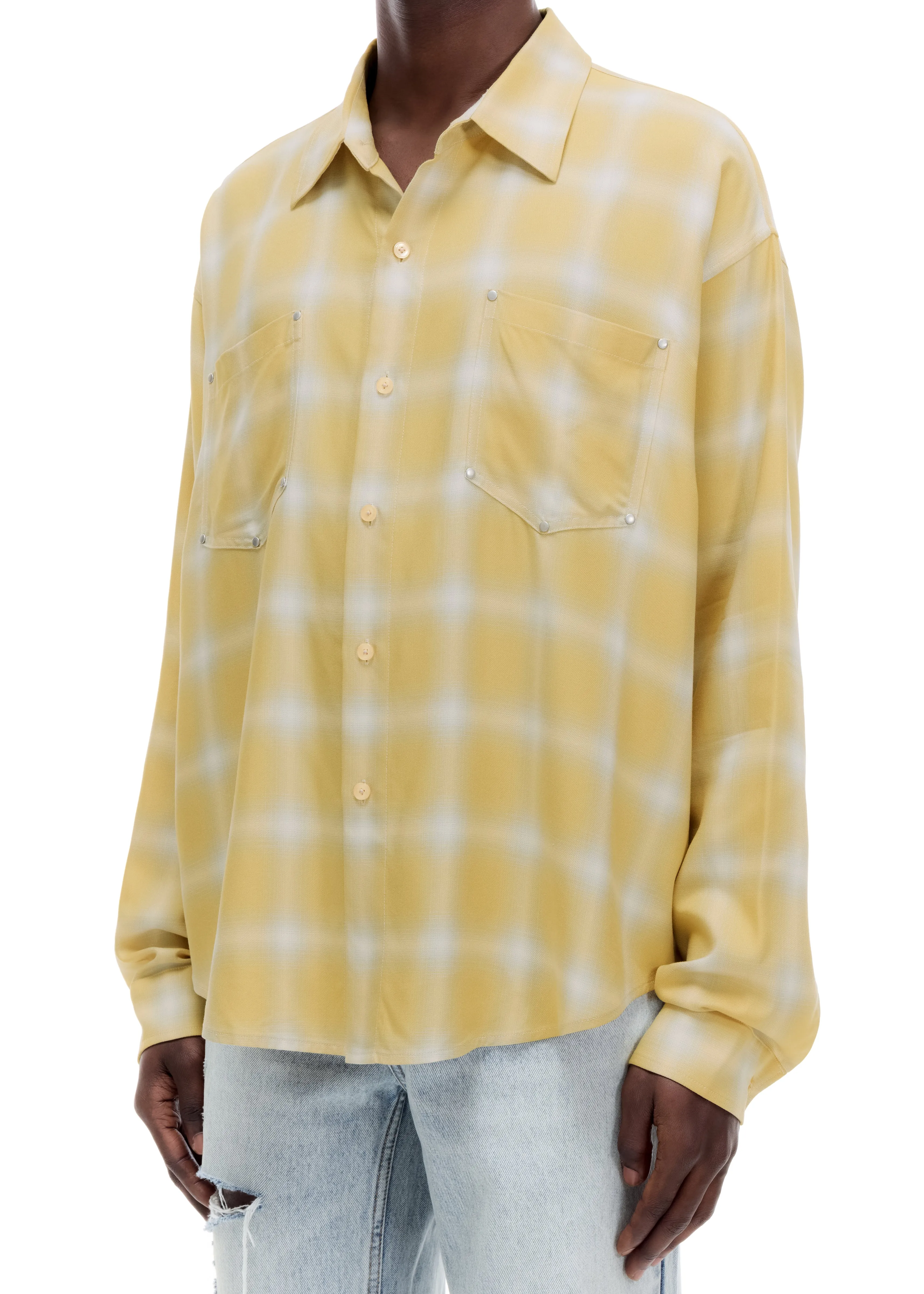 WESTERN CHECK SHIRT sold by Cole Buxton product image thumbnail 4