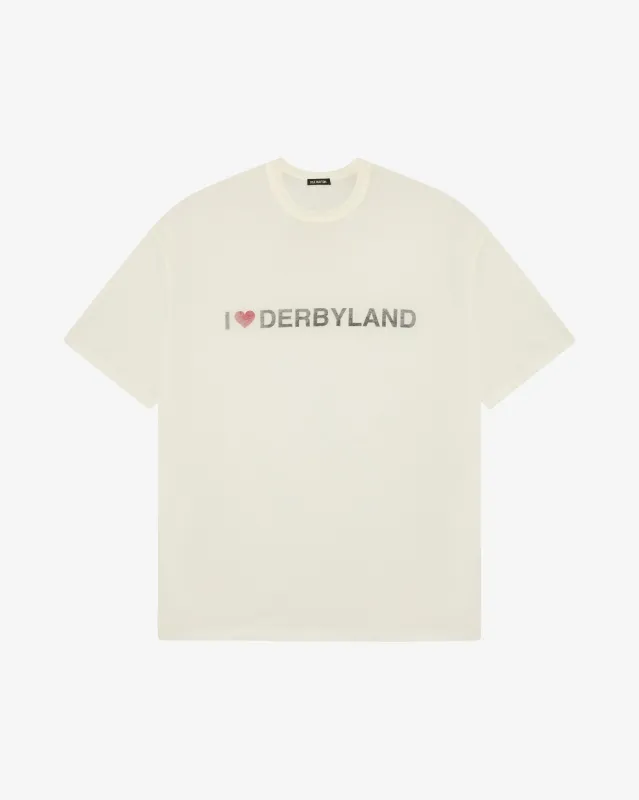 I HEART DERBYLAND T-SHIRT made by Cole Buxton