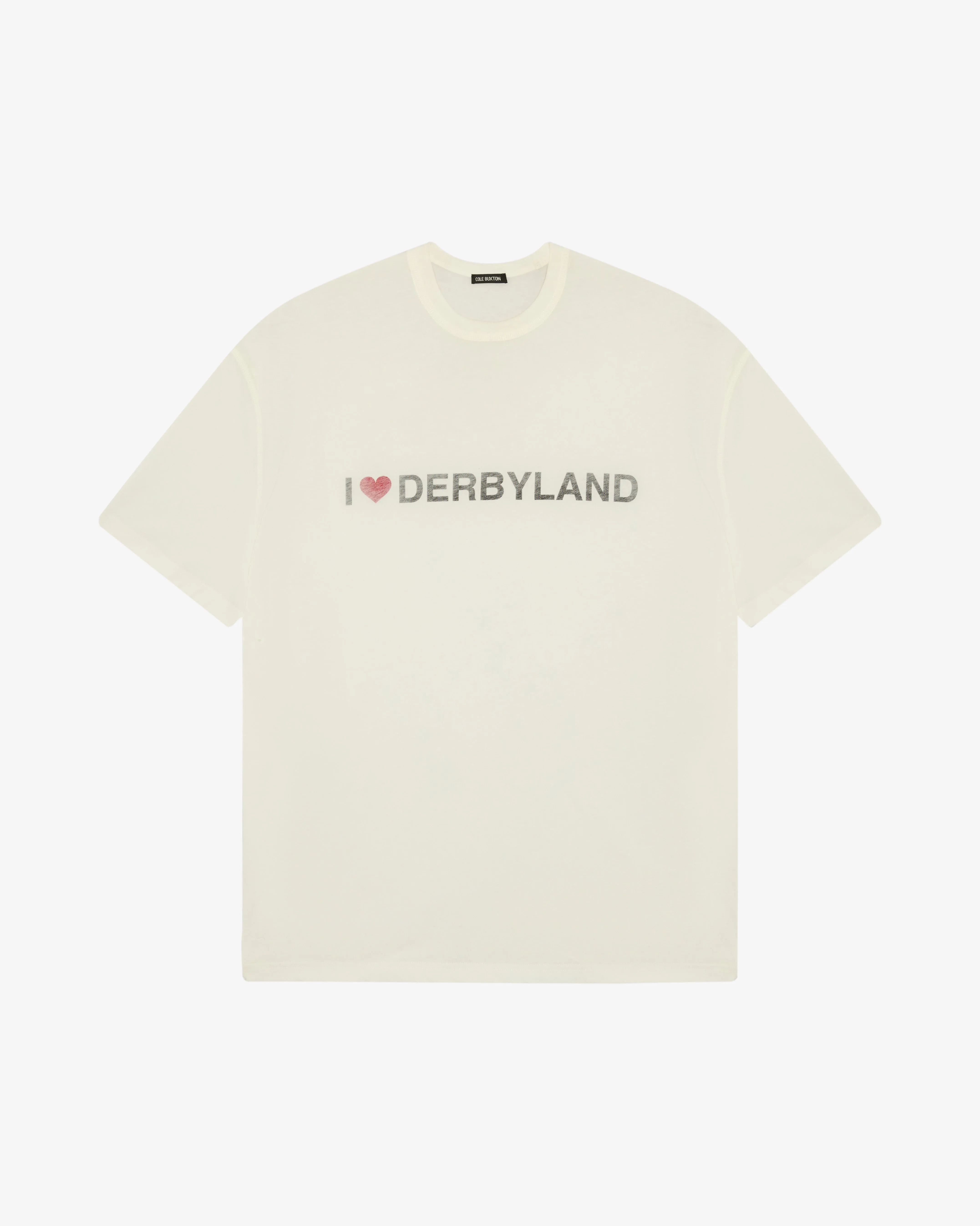 I HEART DERBYLAND T-SHIRT sold by Cole Buxton