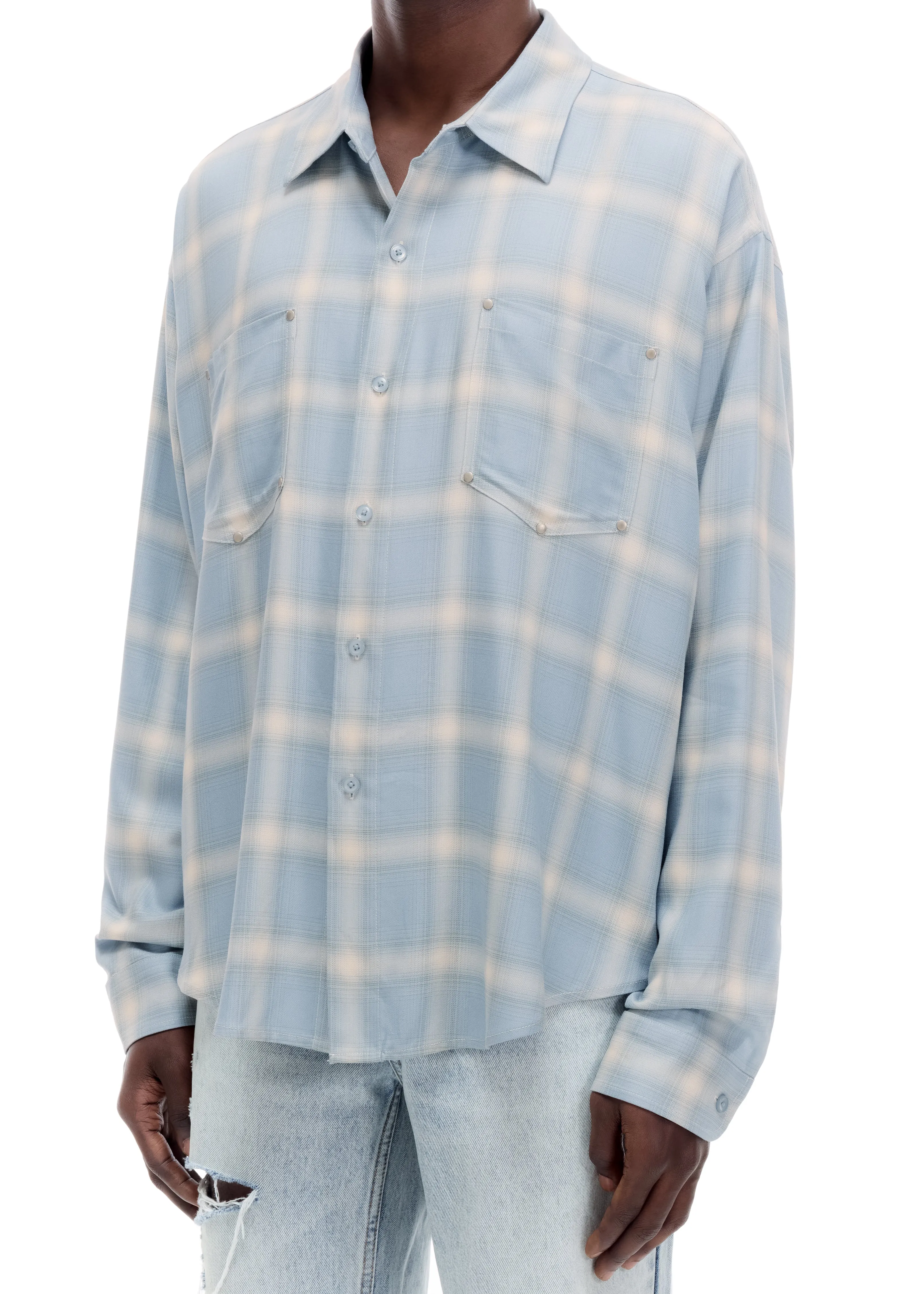 WESTERN CHECK SHIRT sold by Cole Buxton product image thumbnail 5