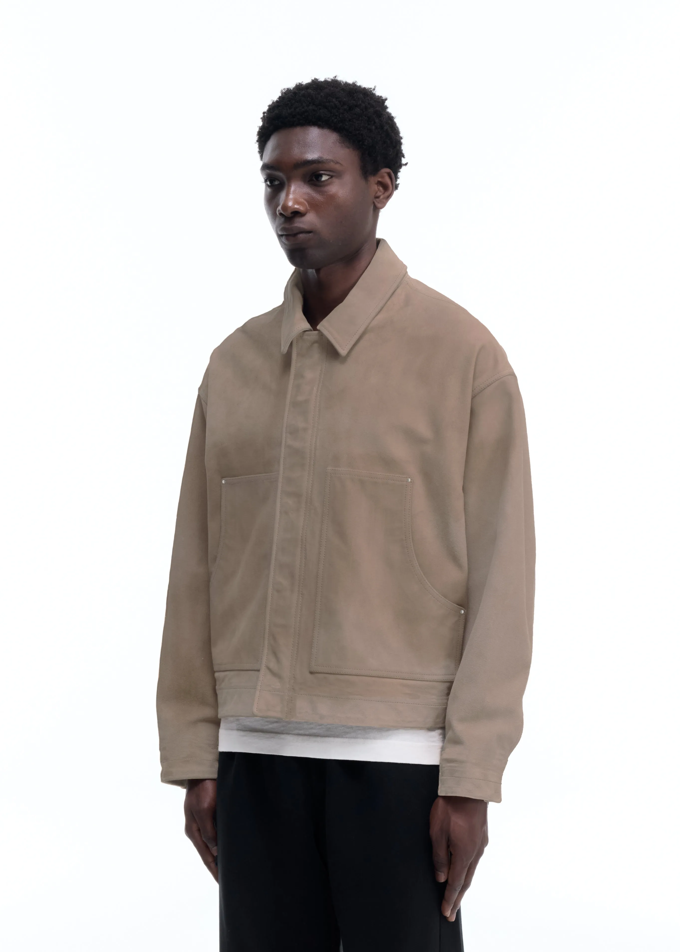 SUEDE CARPENTER JACKET sold by Cole Buxton product image thumbnail 4