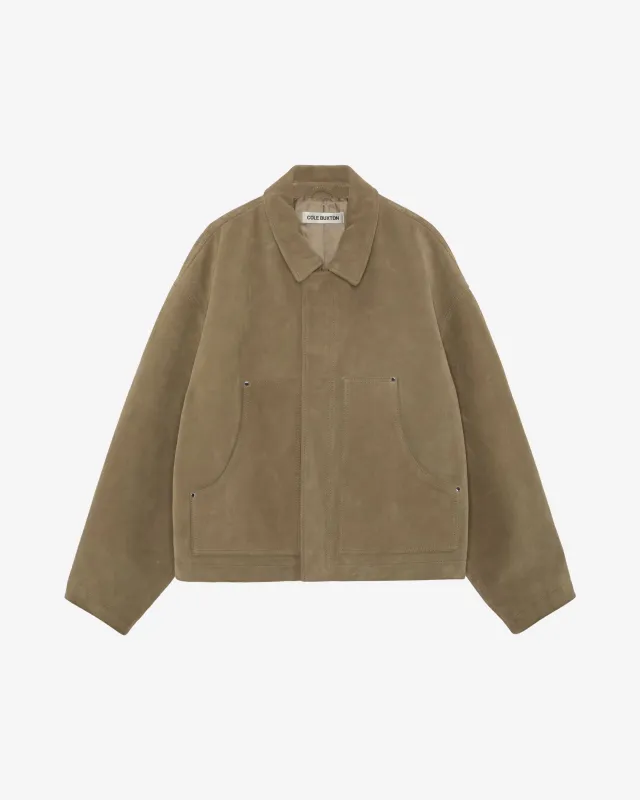SUEDE CARPENTER JACKET made by Cole Buxton