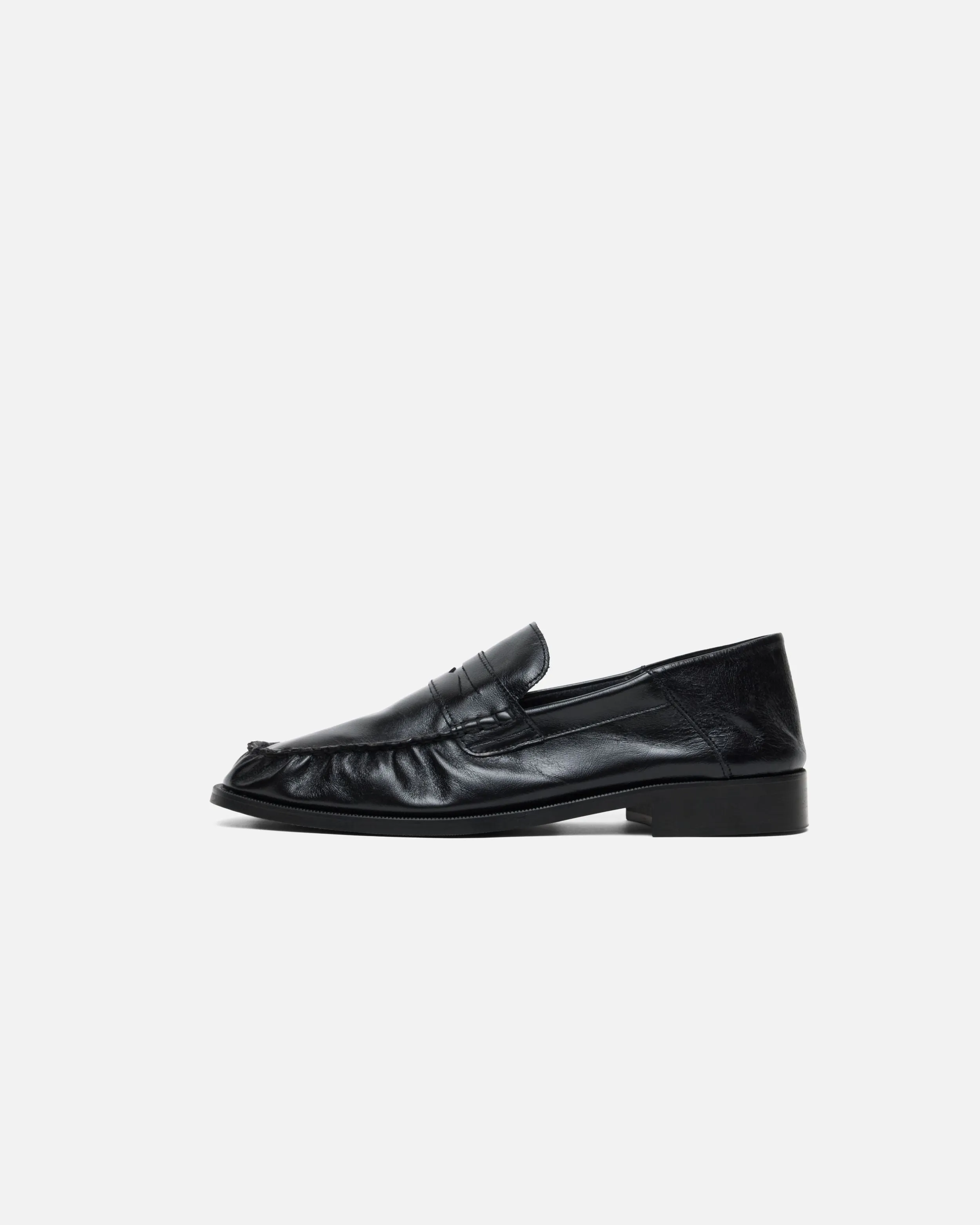 CB BLACK FOLDABLE RUCHED LOAFER sold by Cole Buxton product image thumbnail 3