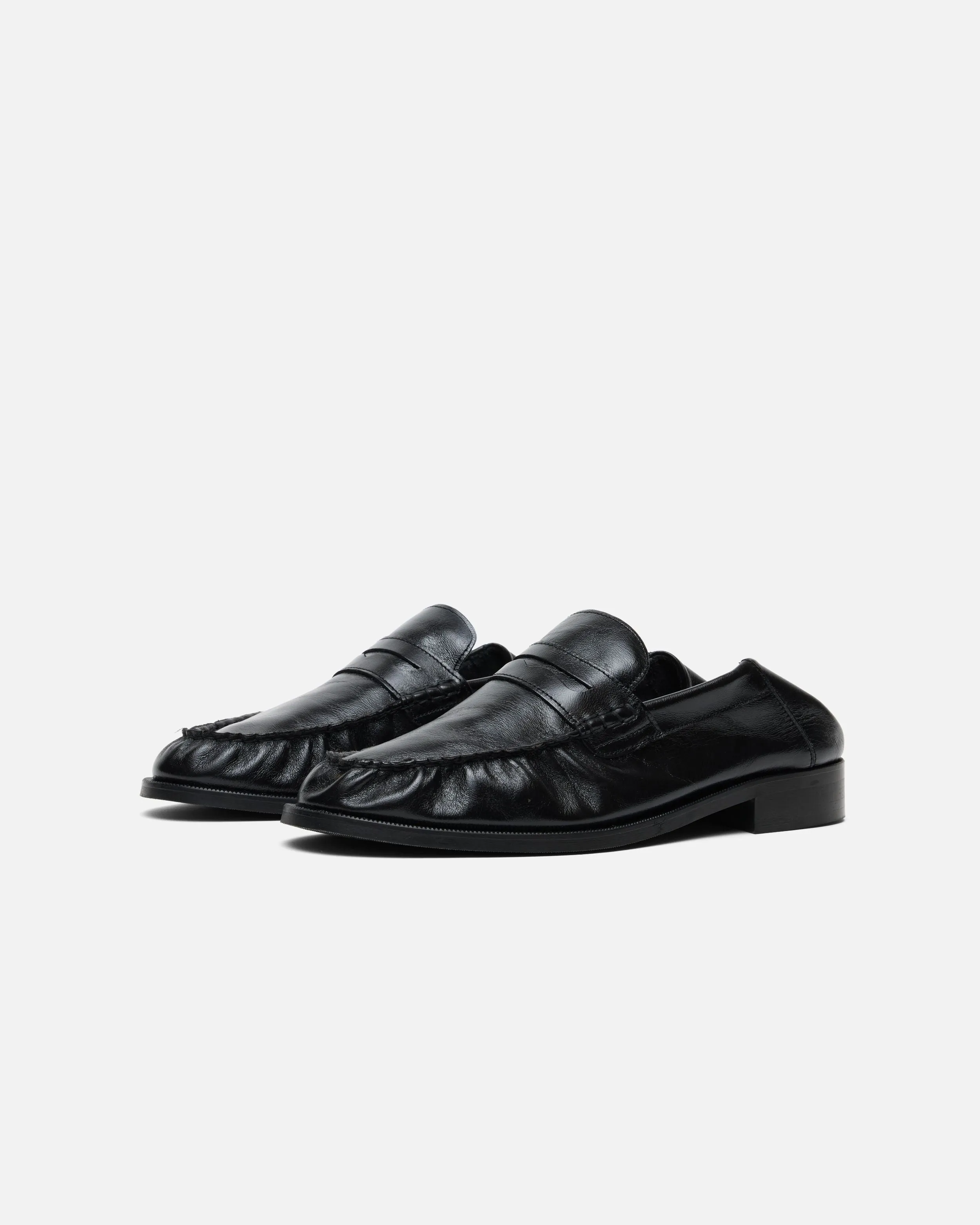 CB BLACK FOLDABLE RUCHED LOAFER sold by Cole Buxton