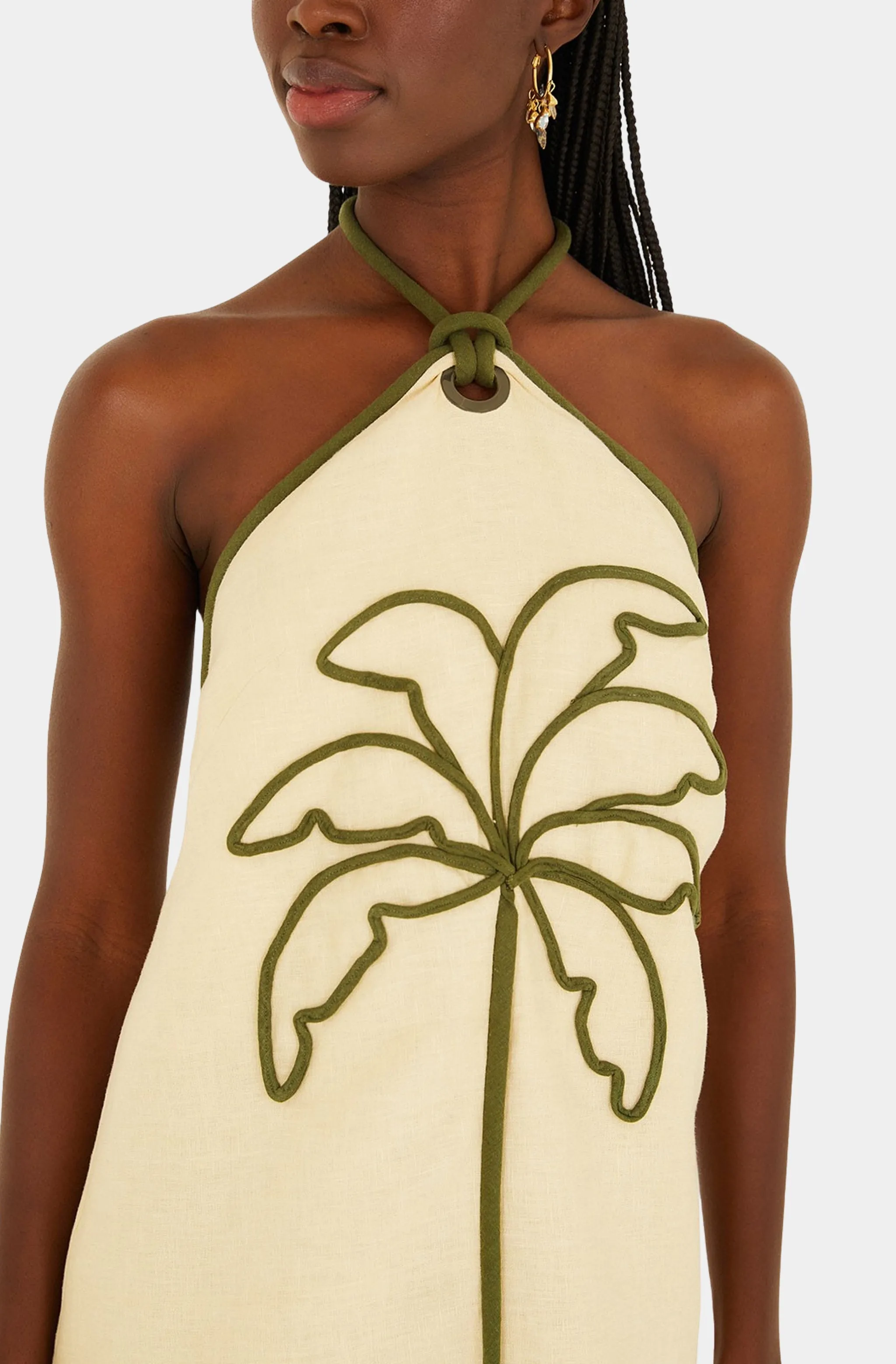 Sand Coconut Sleeveless Mini Dress sold by Hemline product image thumbnail 2
