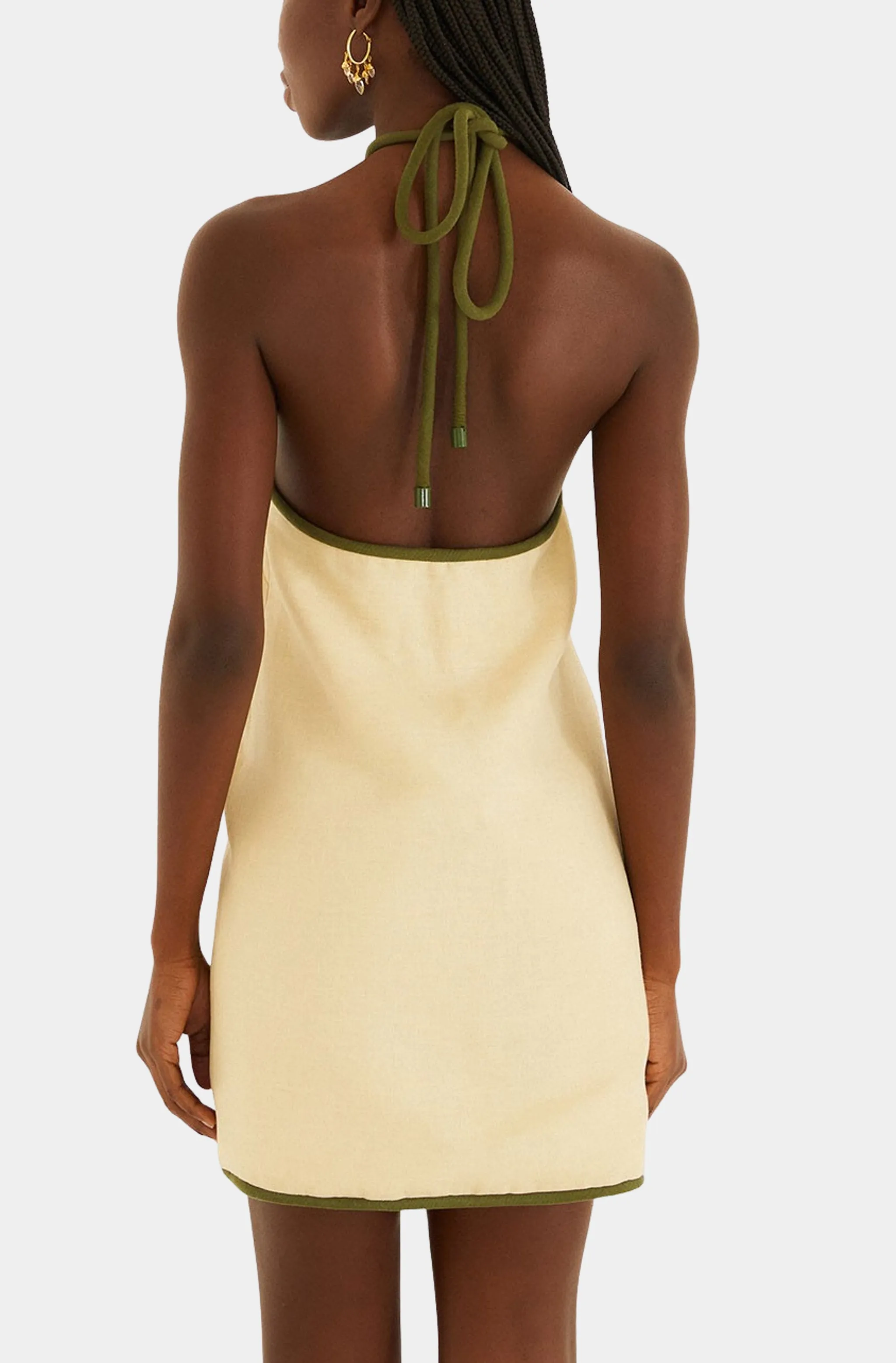 Sand Coconut Sleeveless Mini Dress sold by Hemline product image thumbnail 3