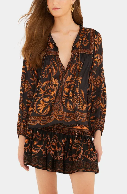 Cornely Ainika Black Mini Skirt sold by Hemline