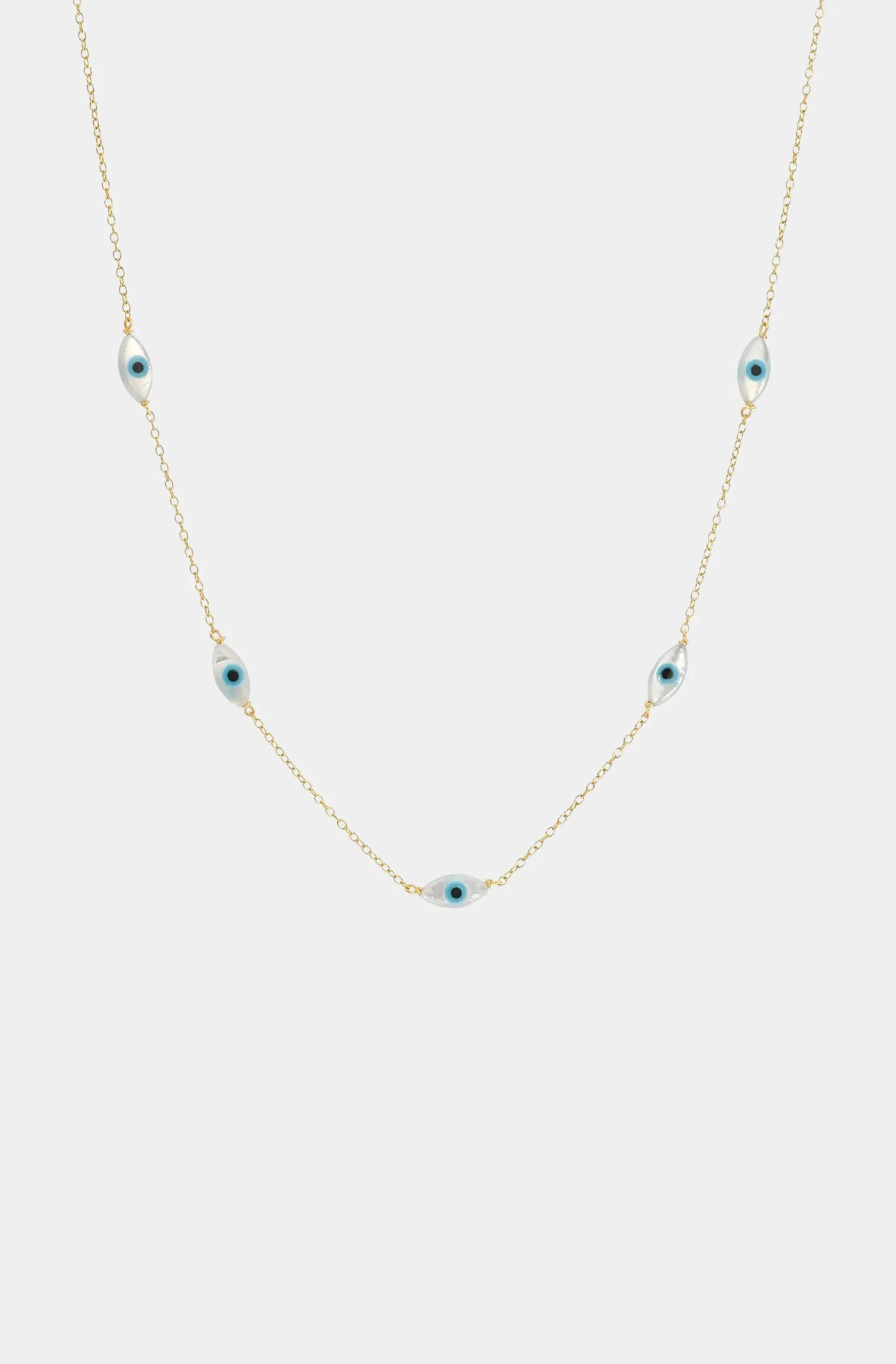 Mini Evil Eye Necklace sold by Hemline