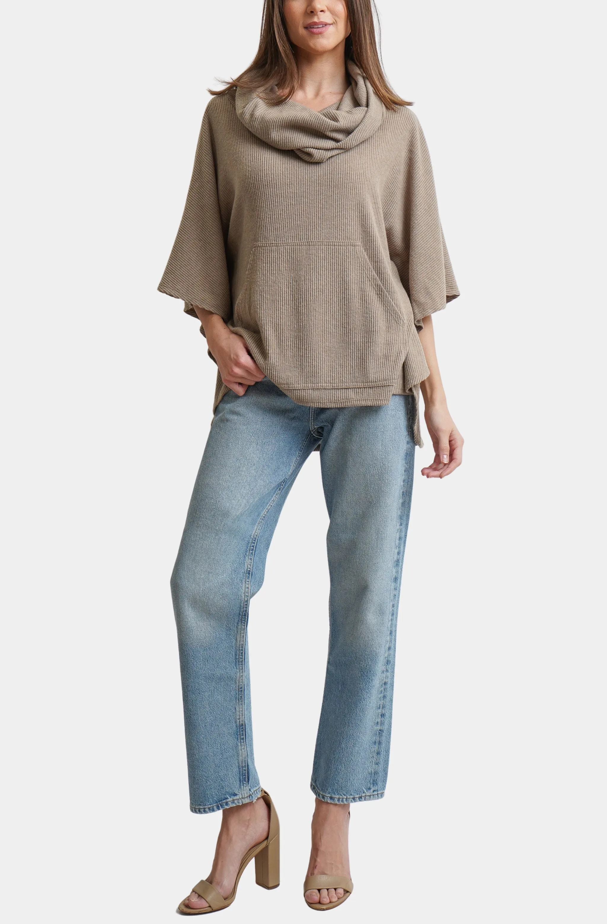 Riley Cowl Neck Sweater sold by Hemline