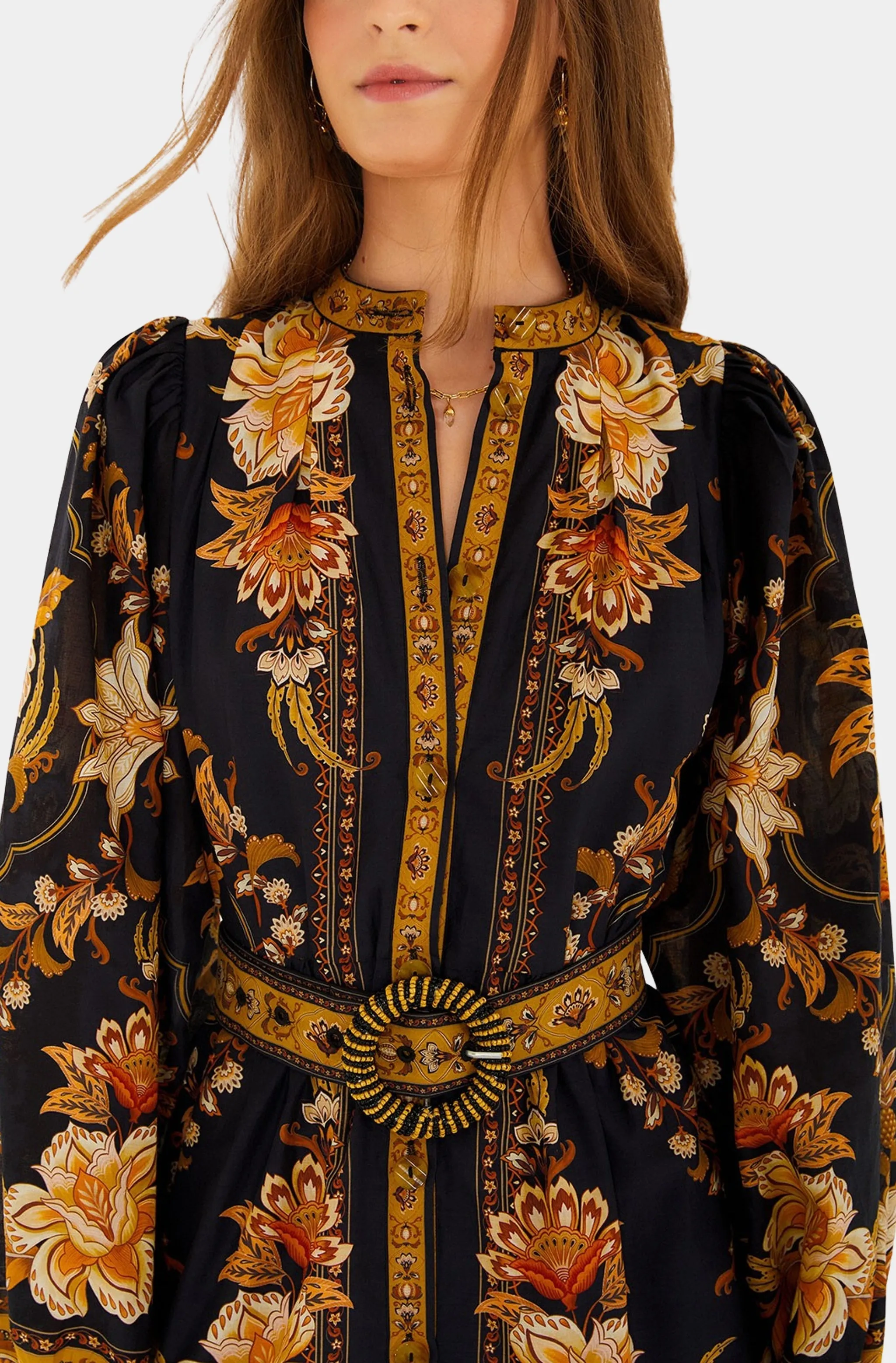 Majestic Garden Black Mini Dress sold by Hemline product image thumbnail 2