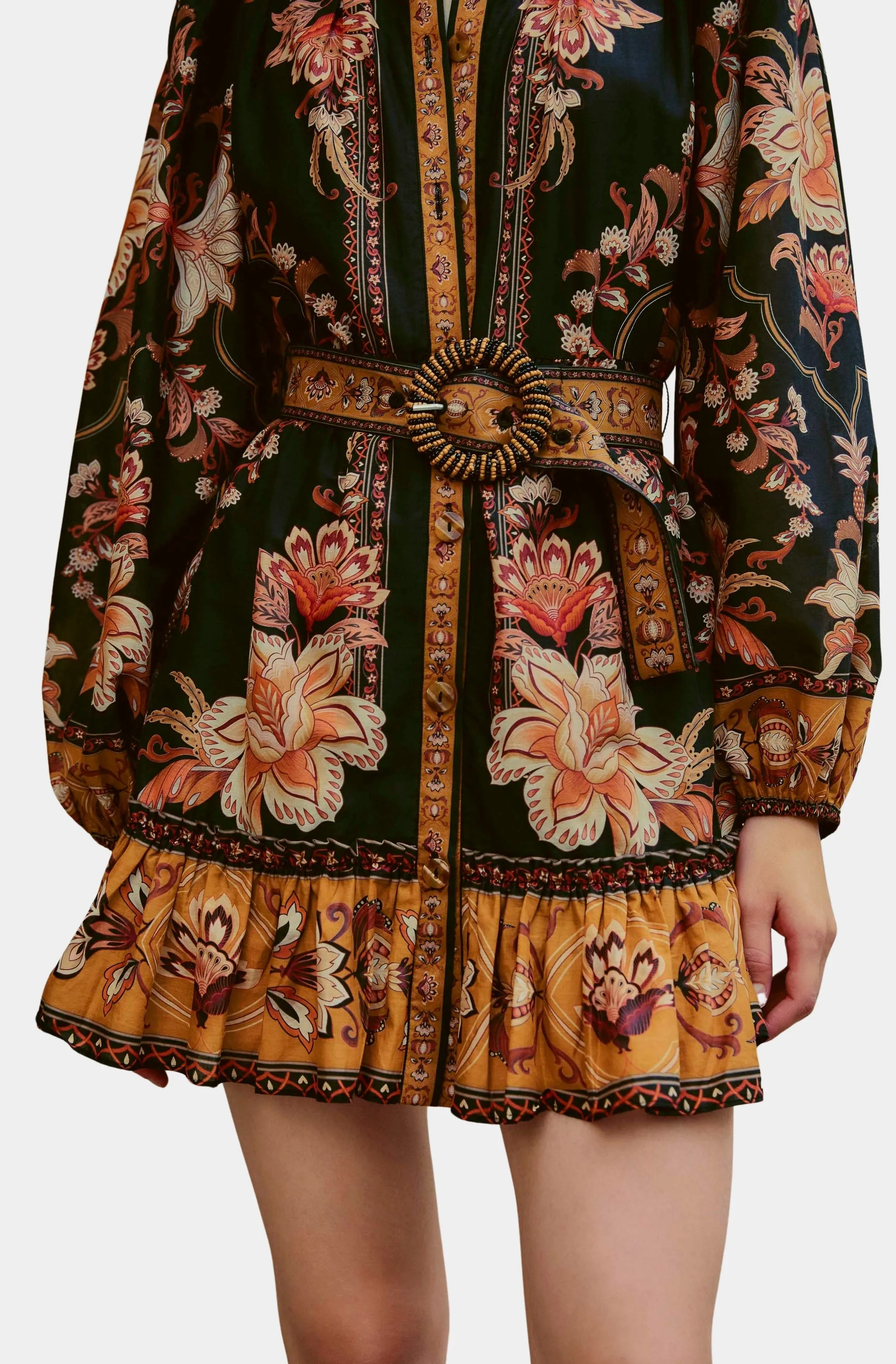 Majestic Garden Black Mini Dress sold by Hemline product image thumbnail 3