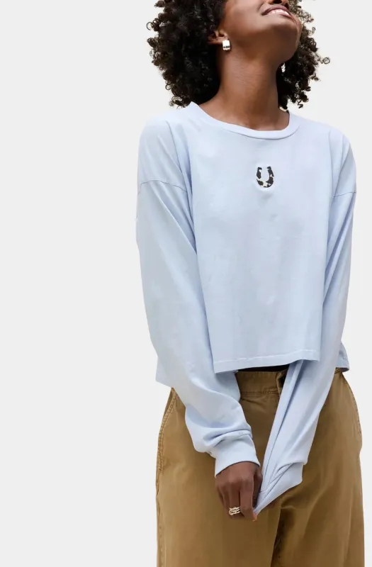 Cow Pattern Horseshoe Meet & Greet Long Sleeve sold by Hemline