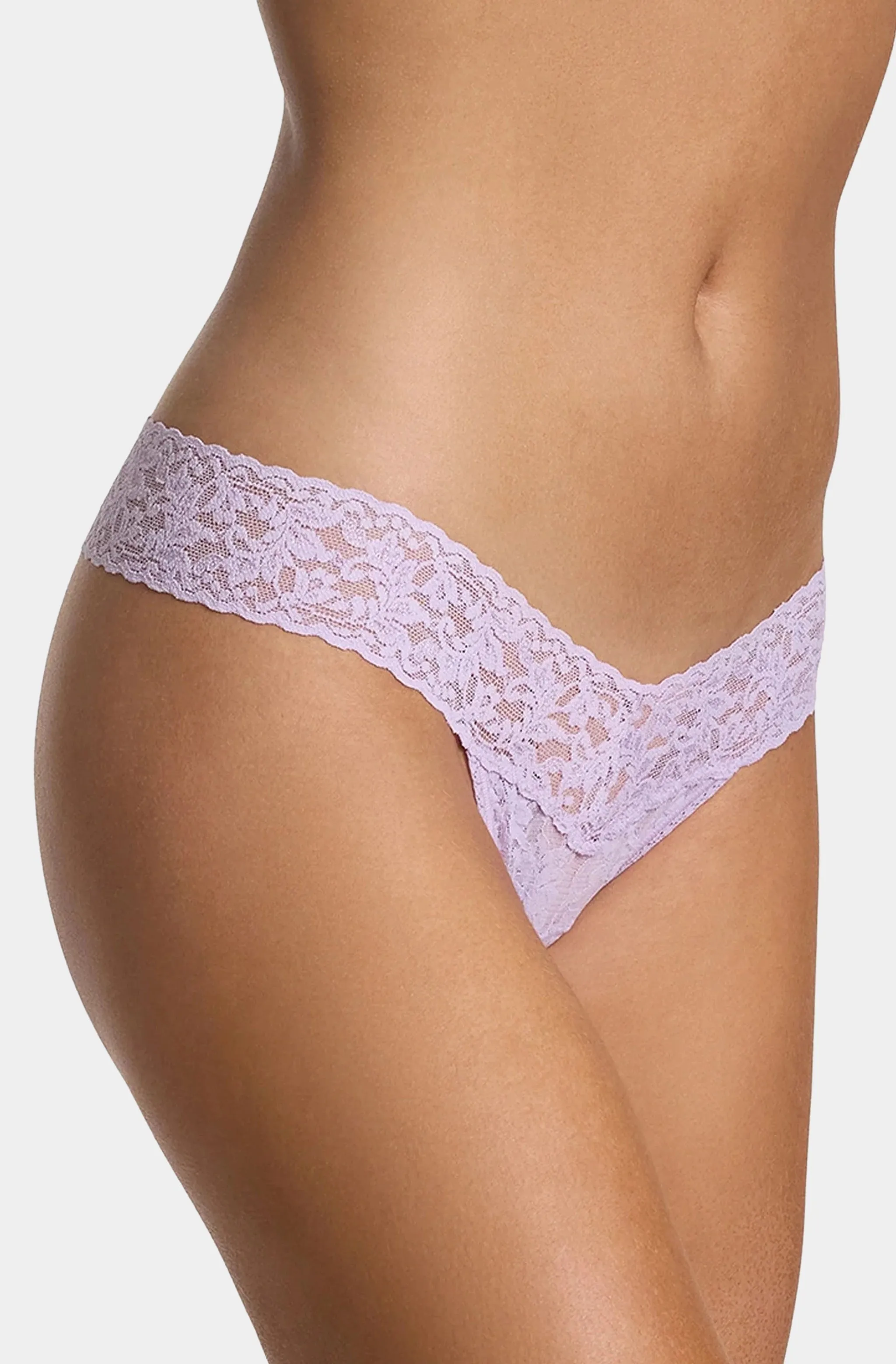 Signature Lace Low Rise Thong sold by Hemline product image thumbnail 2
