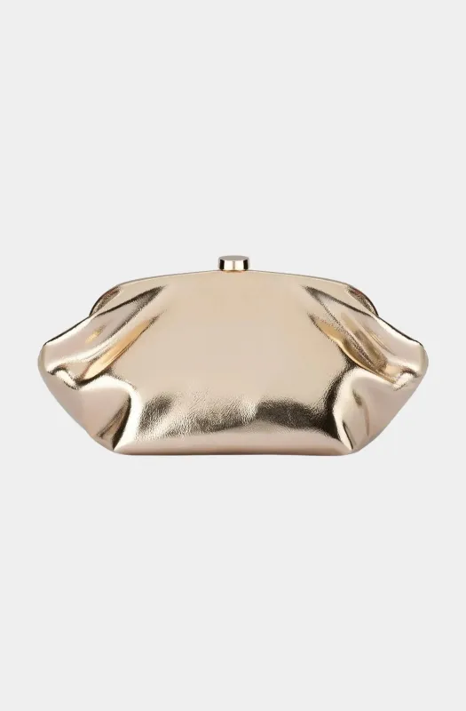 Tally Metallic Clutch made by Olga Berg