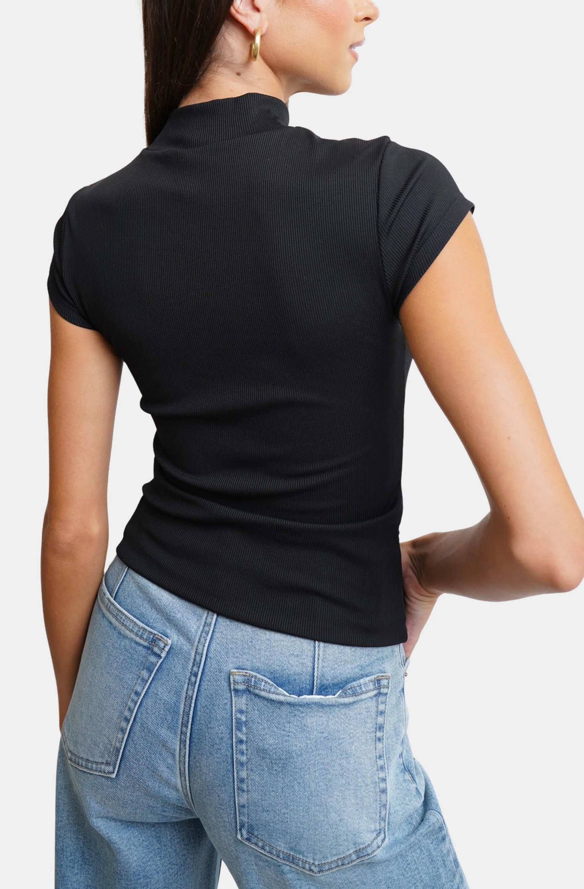 The Mock Neck Top sold by Hemline product image thumbnail 2