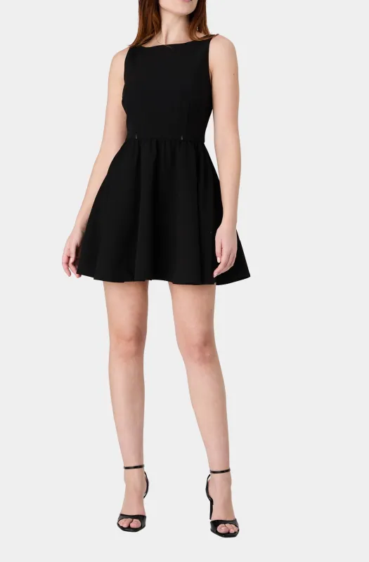 Azra Twill Low Back Mini Dress made by French Connection