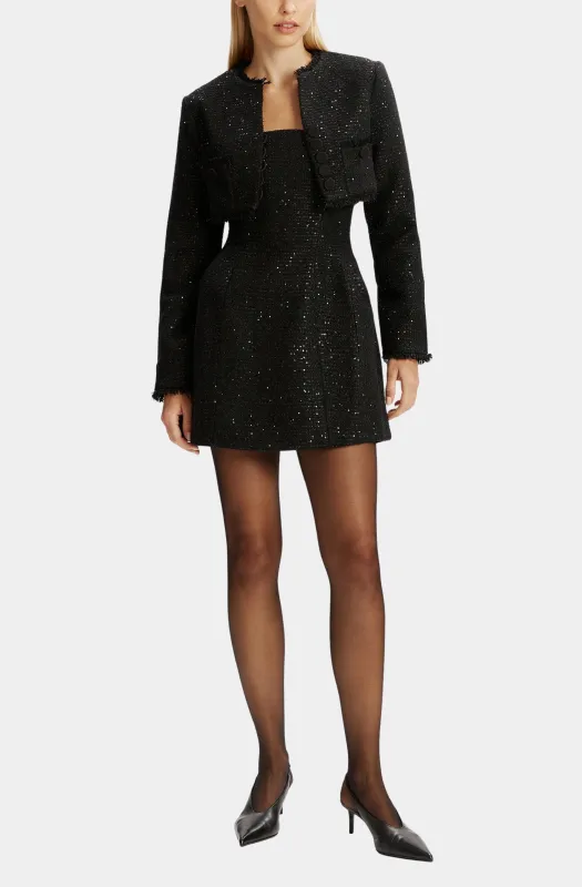 Karoline Boucle Cropped Jacket sold by Hemline